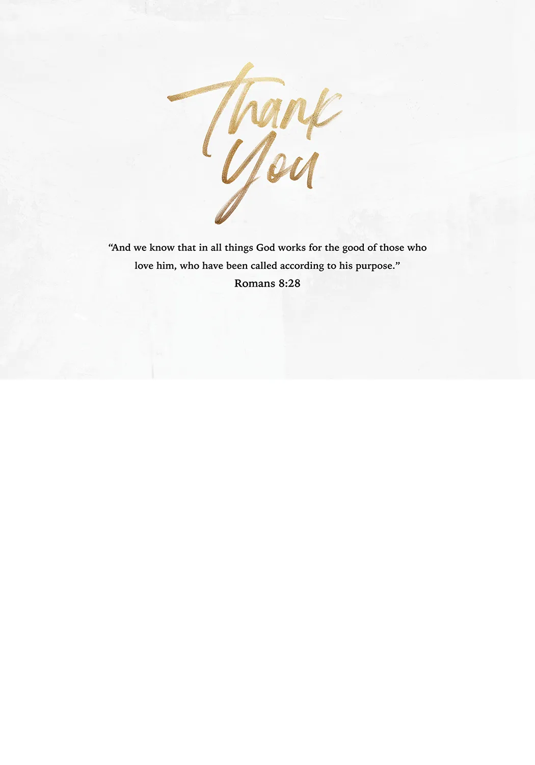 "The Lion of Judah" Thank You Greeting Card