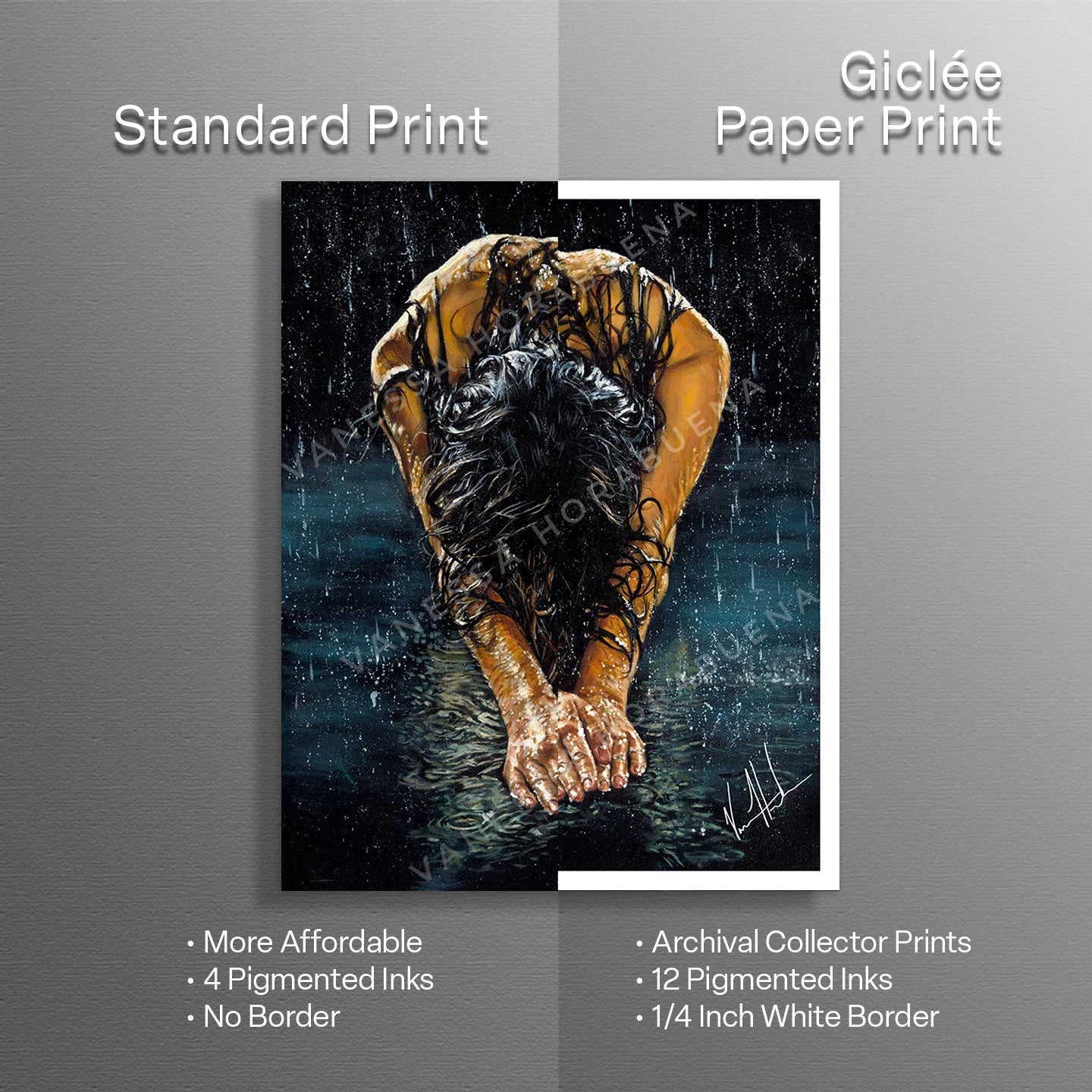The Art of Surrender Women's Art Print Vanessa Horabuena