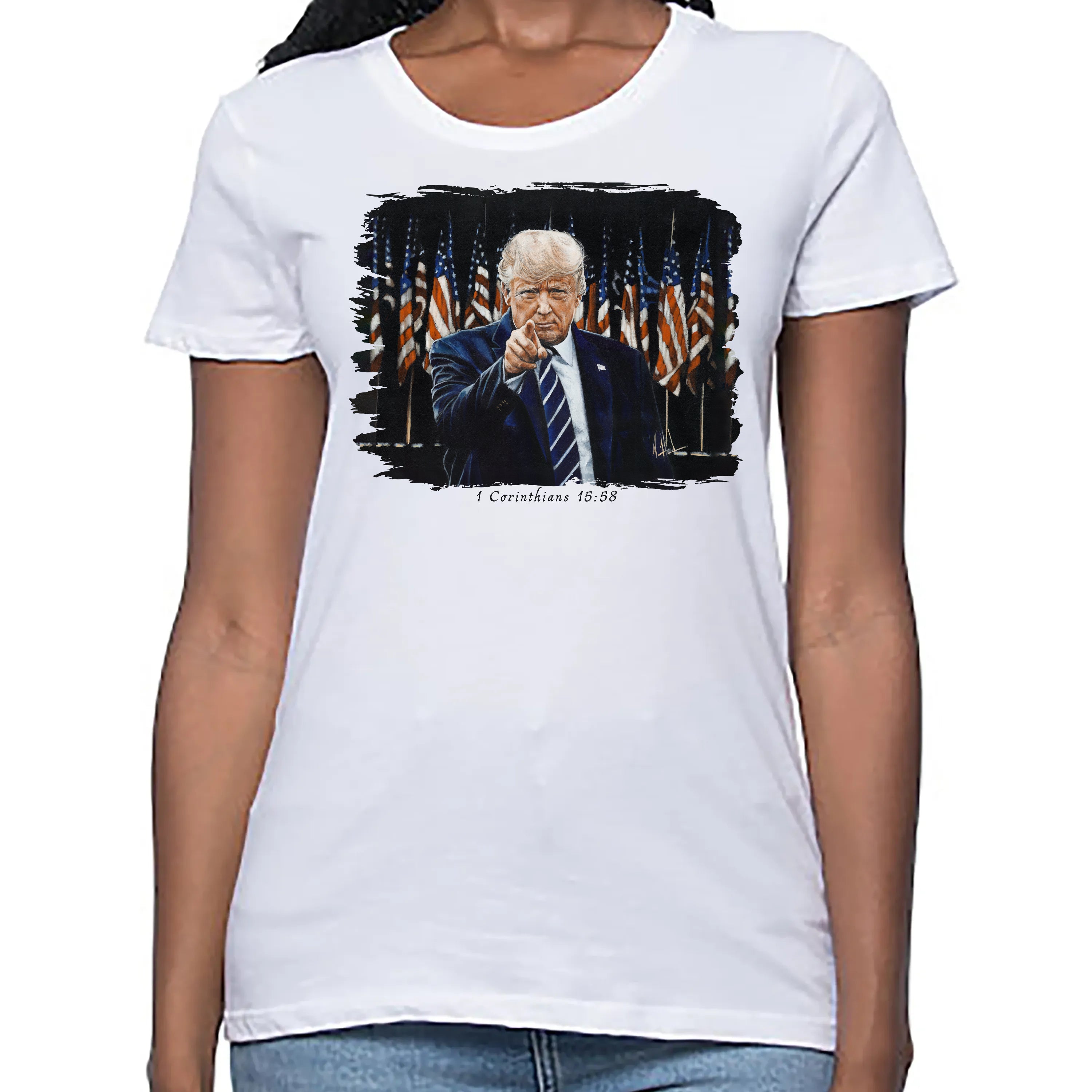 The Call to Greatness - Women's T (Organic Bamboo) Vanessa Horabuena Short Sleeve Frost (White) XS