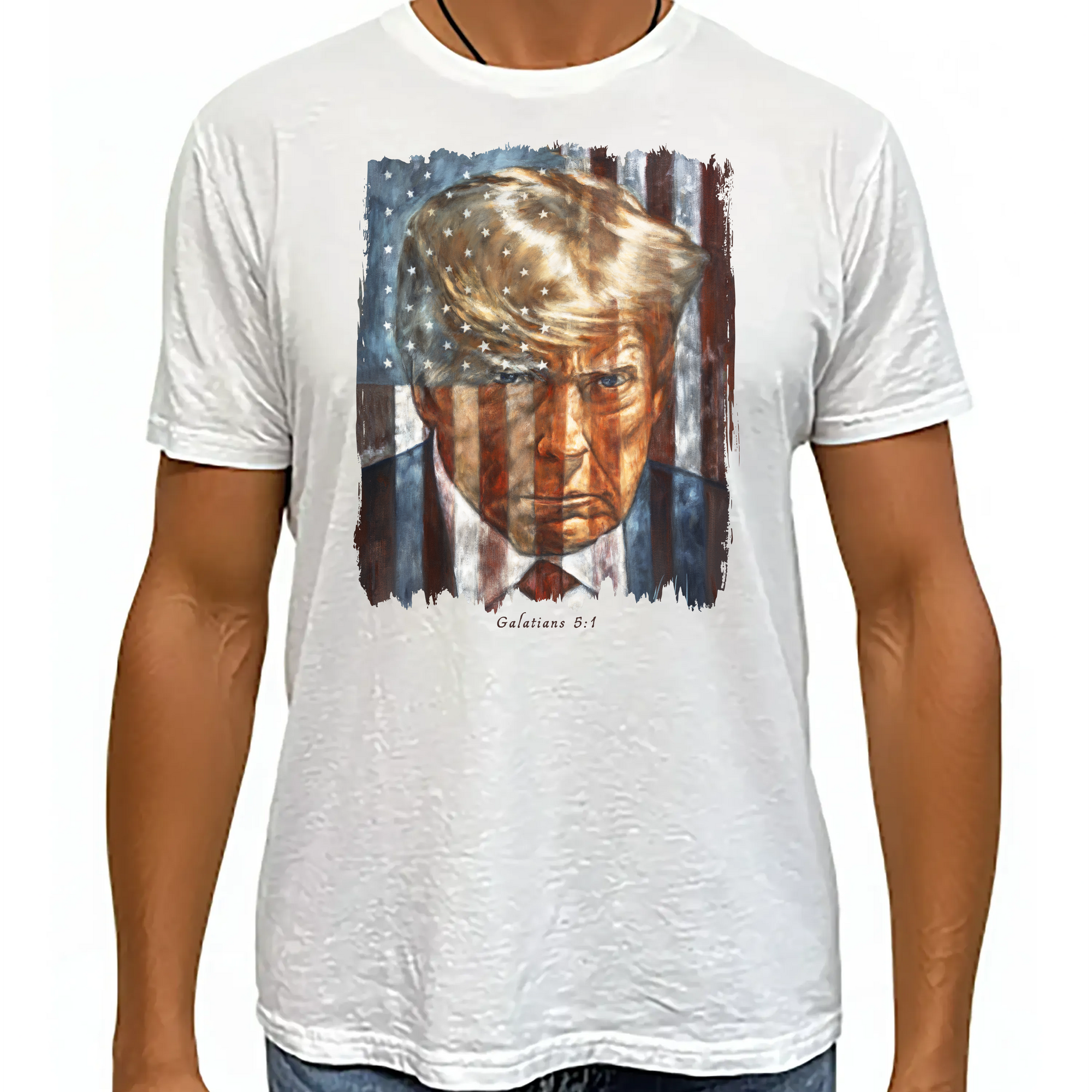 The Cost Of Freedom - Unisex T (Premium Organic Fabric) Vanessa Horabuena Bamboo White Small