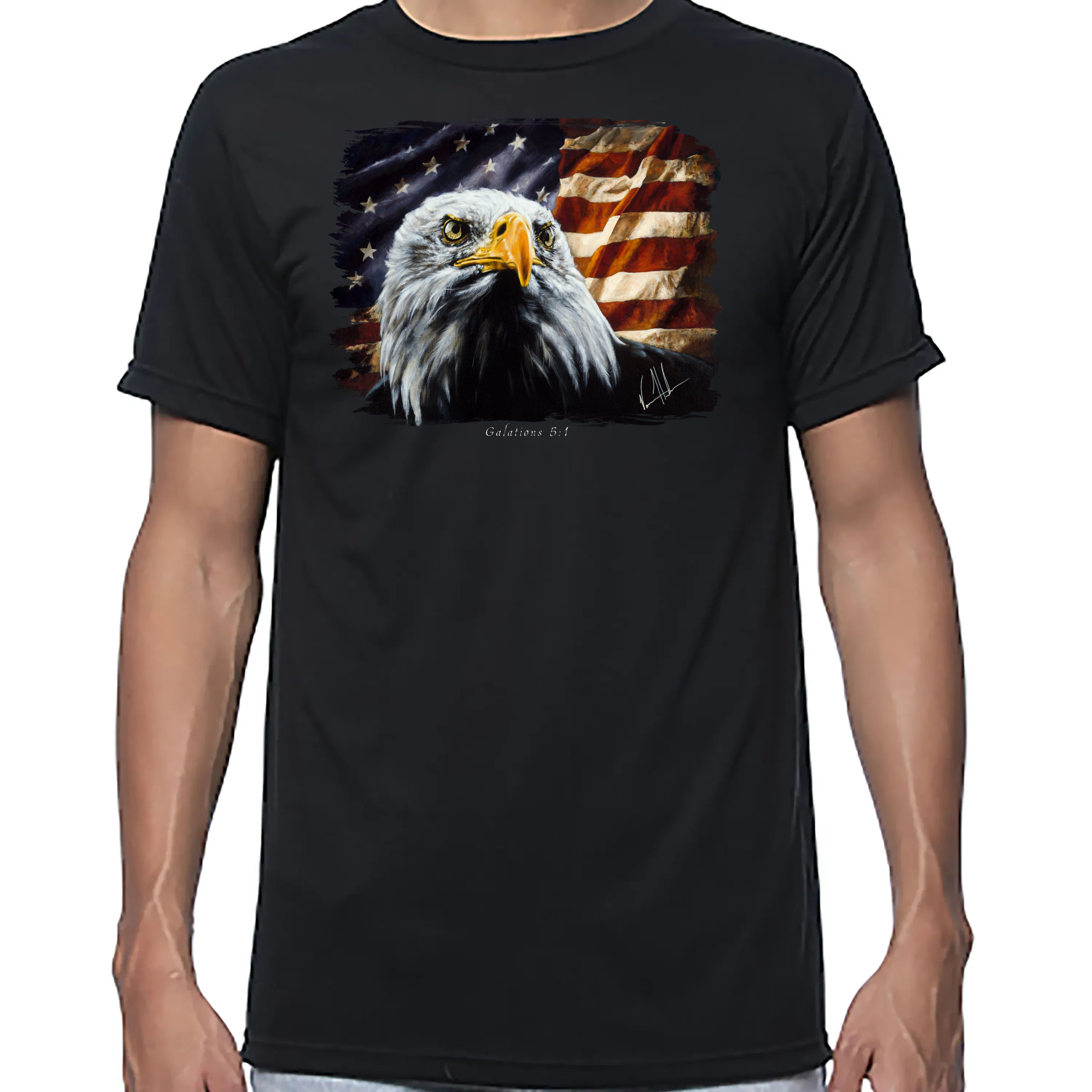 The Fight for Freedom - Unisex T (Organic Bamboo) Vanessa Horabuena Short Sleeve Eclipse (Black) XS
