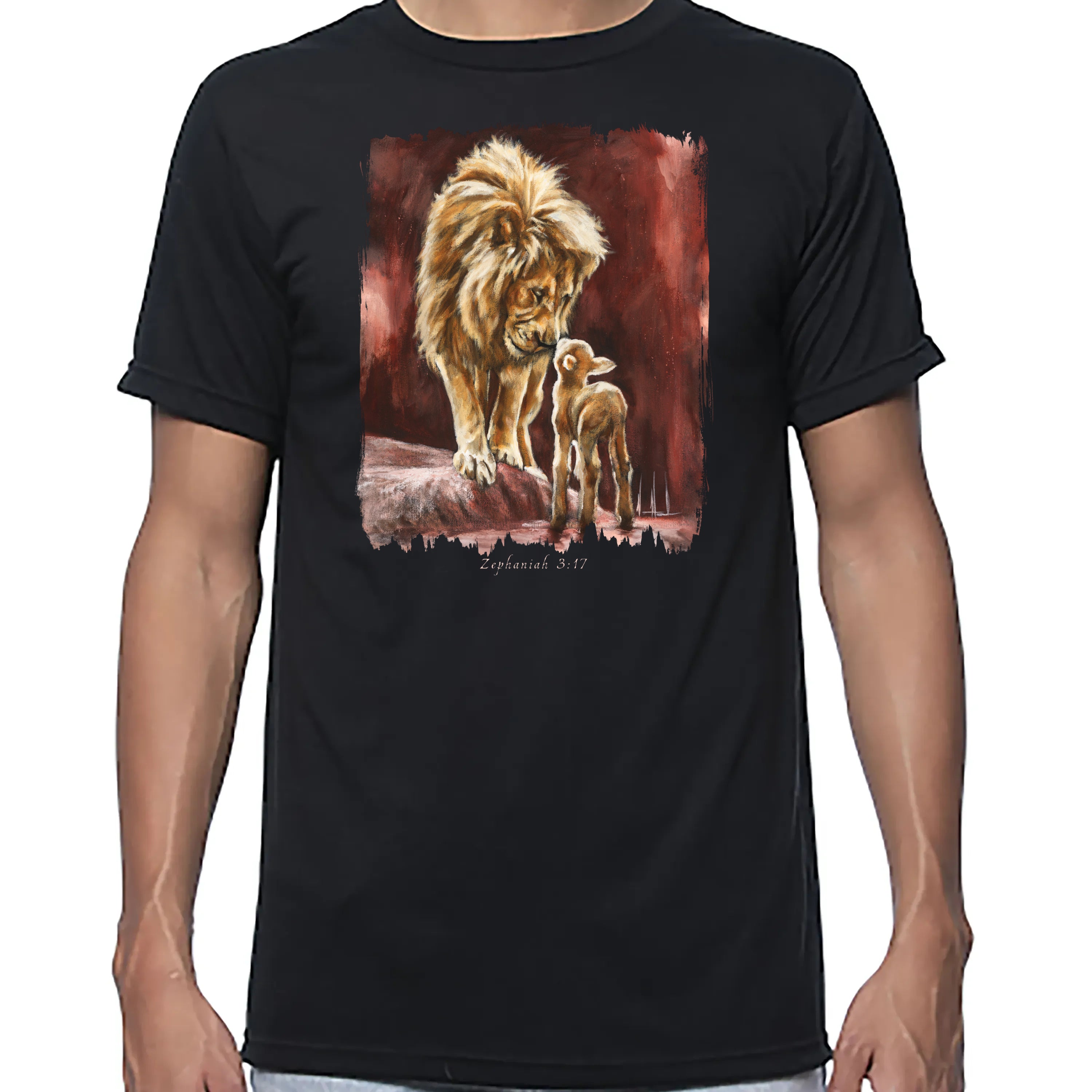 The Heart of God - Unisex T (Organic Bamboo) Vanessa Horabuena Short Sleeve Eclipse (Black) XS