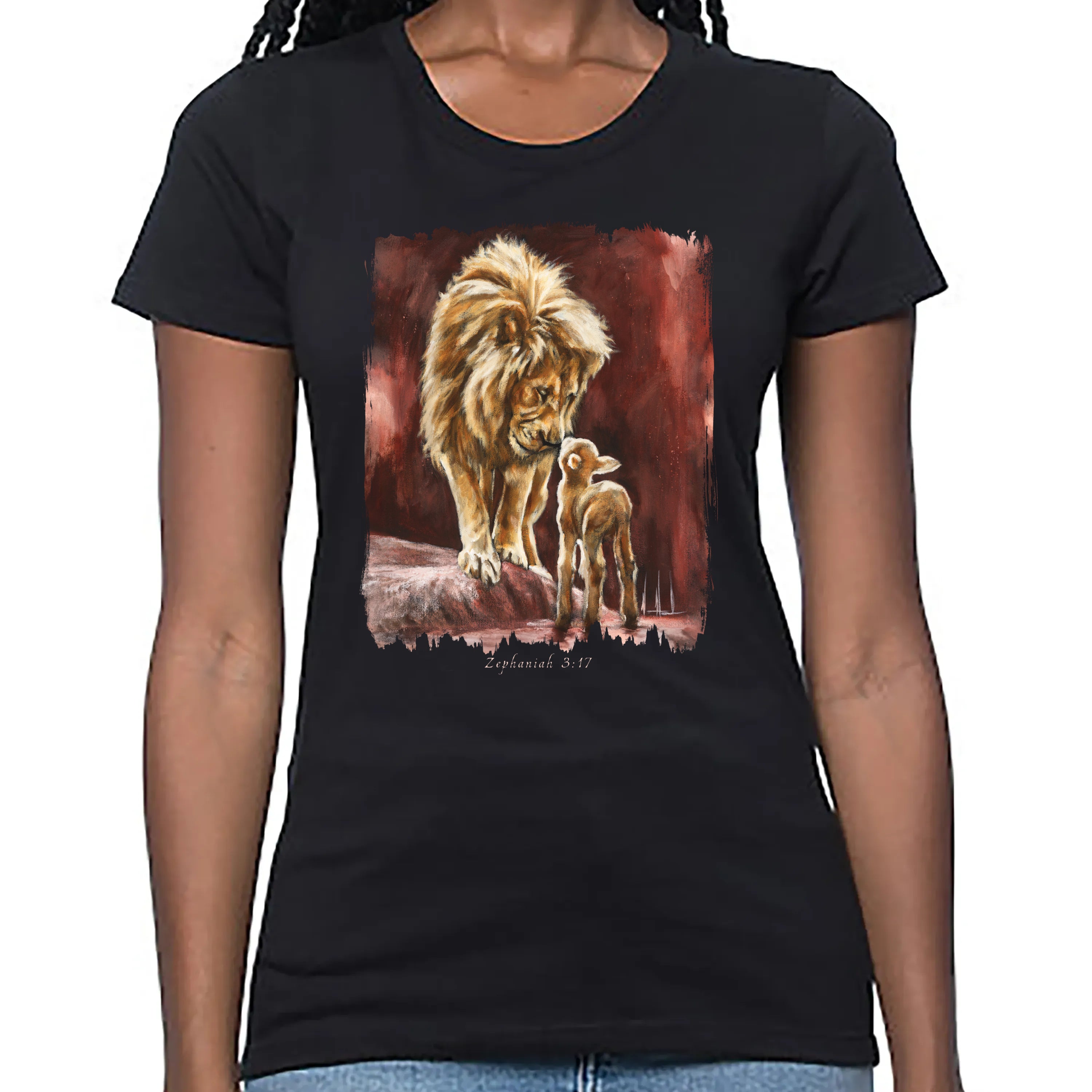 The Heart of God - Women's T (Organic Bamboo) Vanessa Horabuena Short Sleeve Eclipse (Black) XS