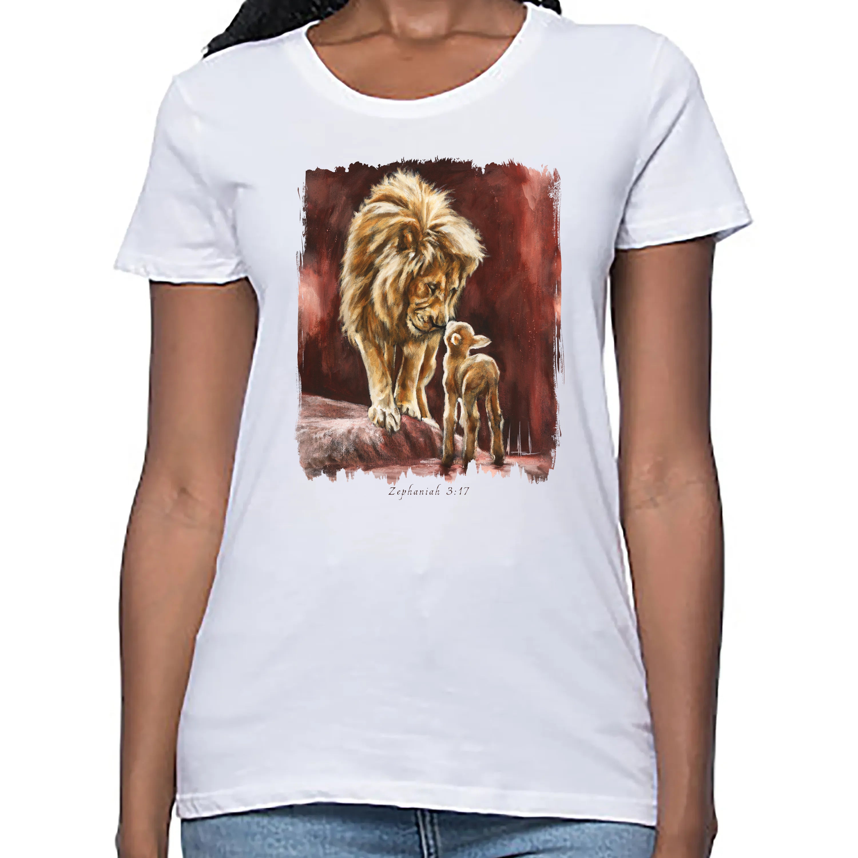 The Heart of God - Women's T (Organic Bamboo) Vanessa Horabuena Short Sleeve Frost (White) XS