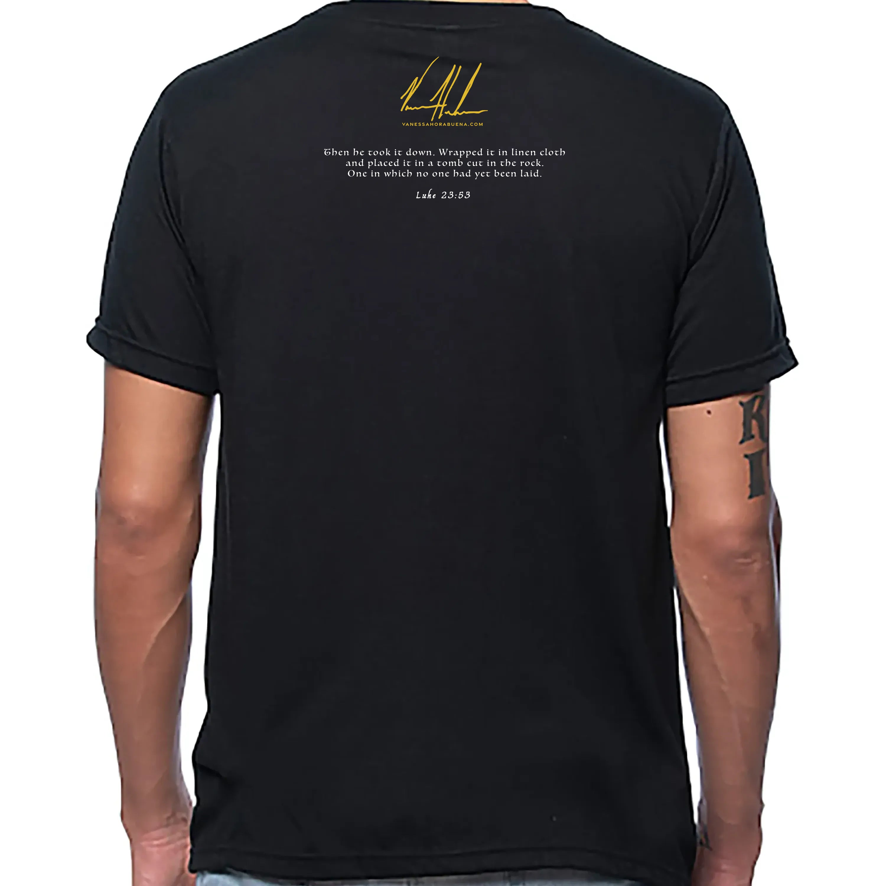 The Shroud of Turin - The Colors of Life - Unisex T (Organic Bamboo) Vanessa Horabuena