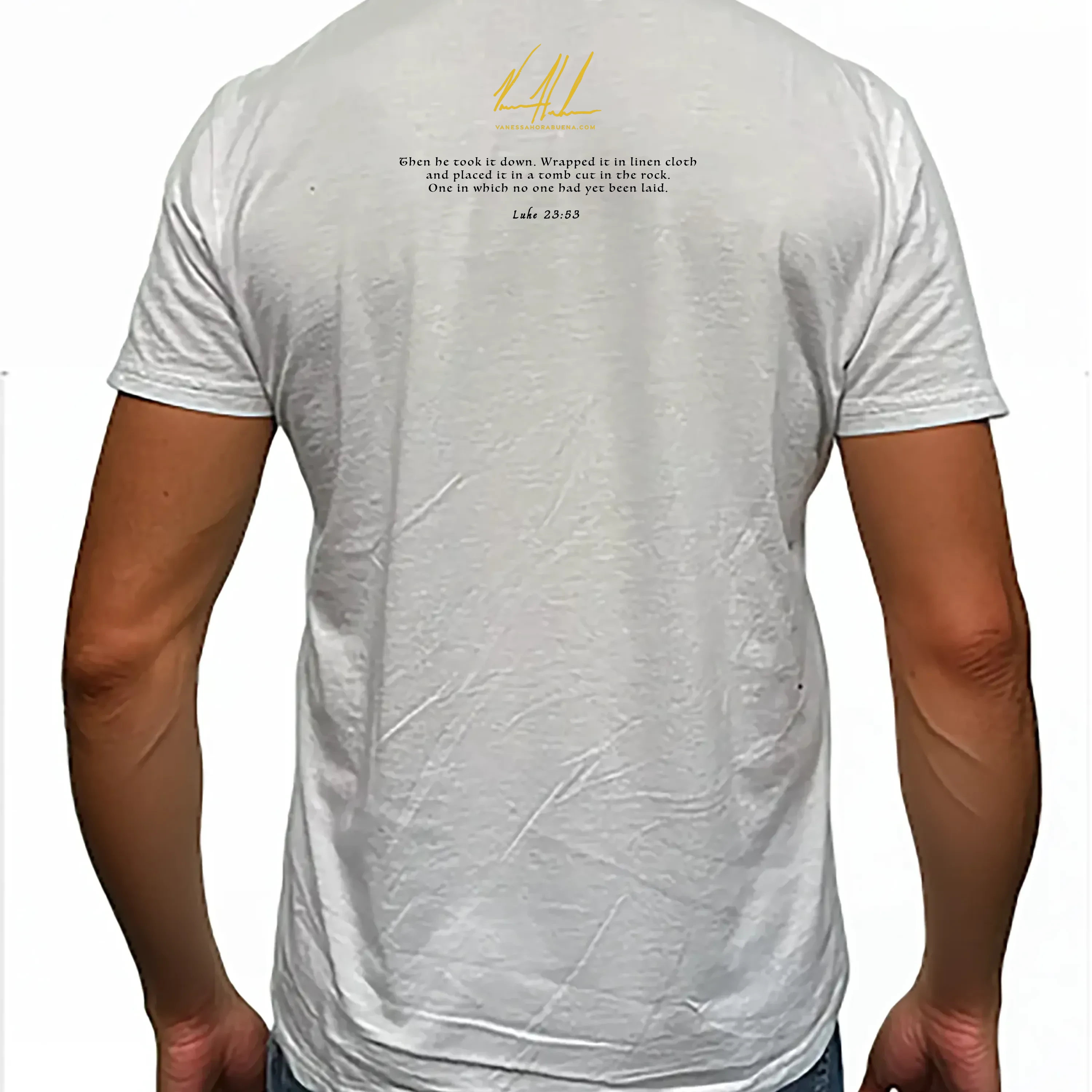 The Shroud of Turin - The Colors of Life - Unisex T (Organic Bamboo) Vanessa Horabuena