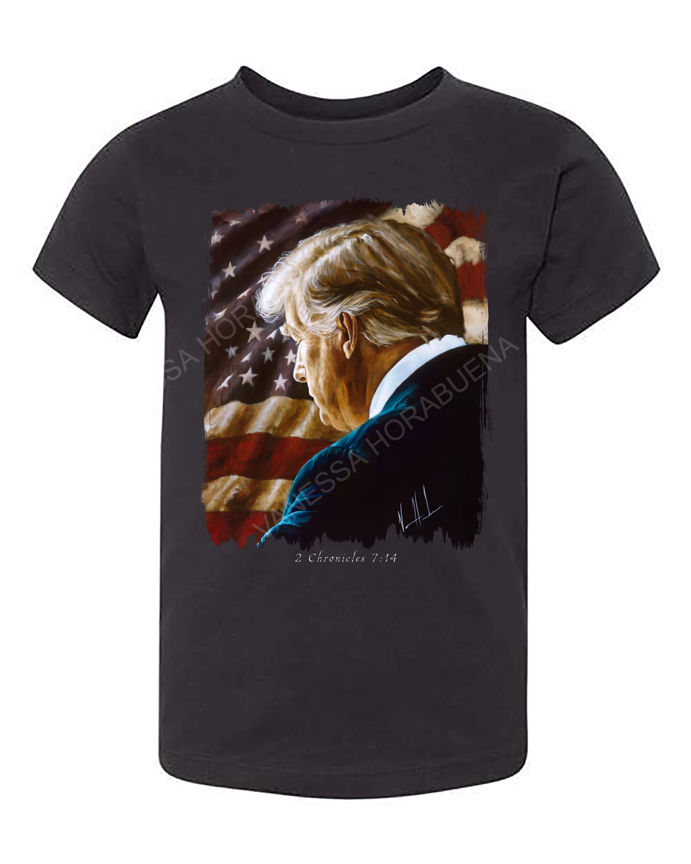 Prayers for Our Nation - Kids T (Organic Cotton) Organic Cotton Vanessa Horabuena Kids Black 2T