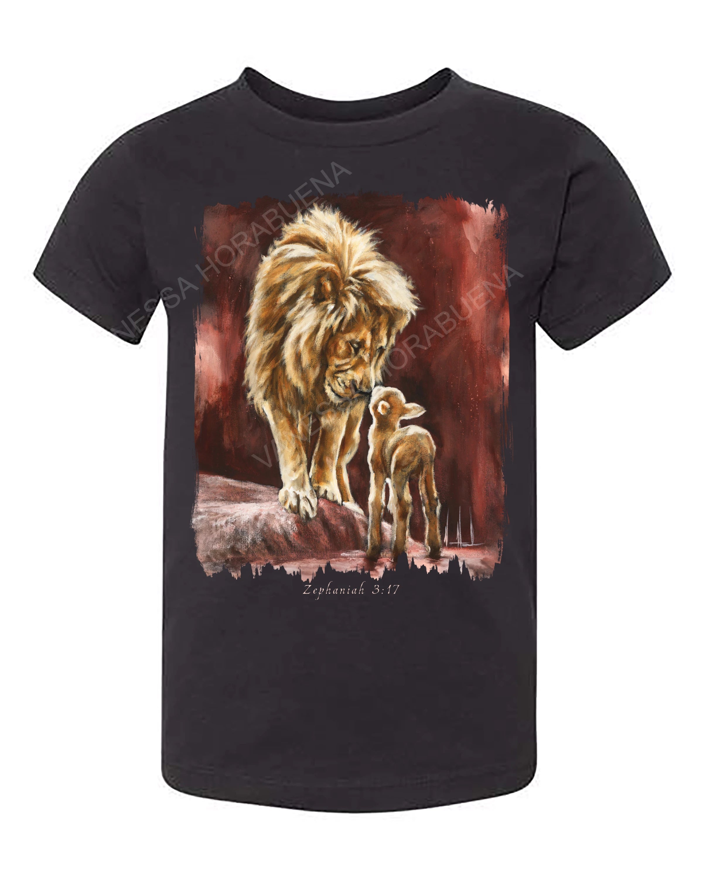 The Heart of God - Kids T (Organic Cotton) Organic Cotton Vanessa Horabuena Kids Black 2T