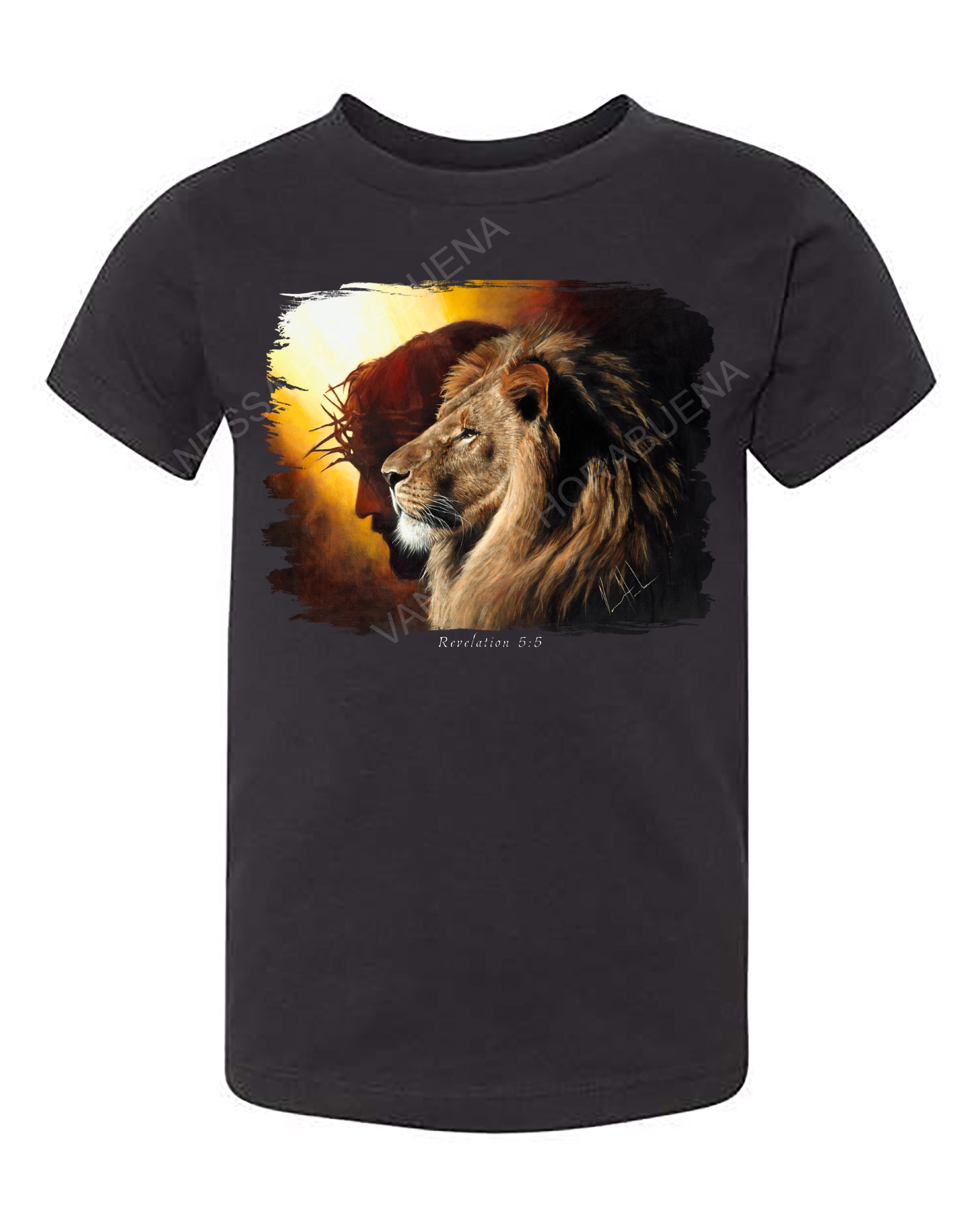 The Lion of Judah - Kids T (Organic Cotton) Vanessa Horabuena Kids Black 2T