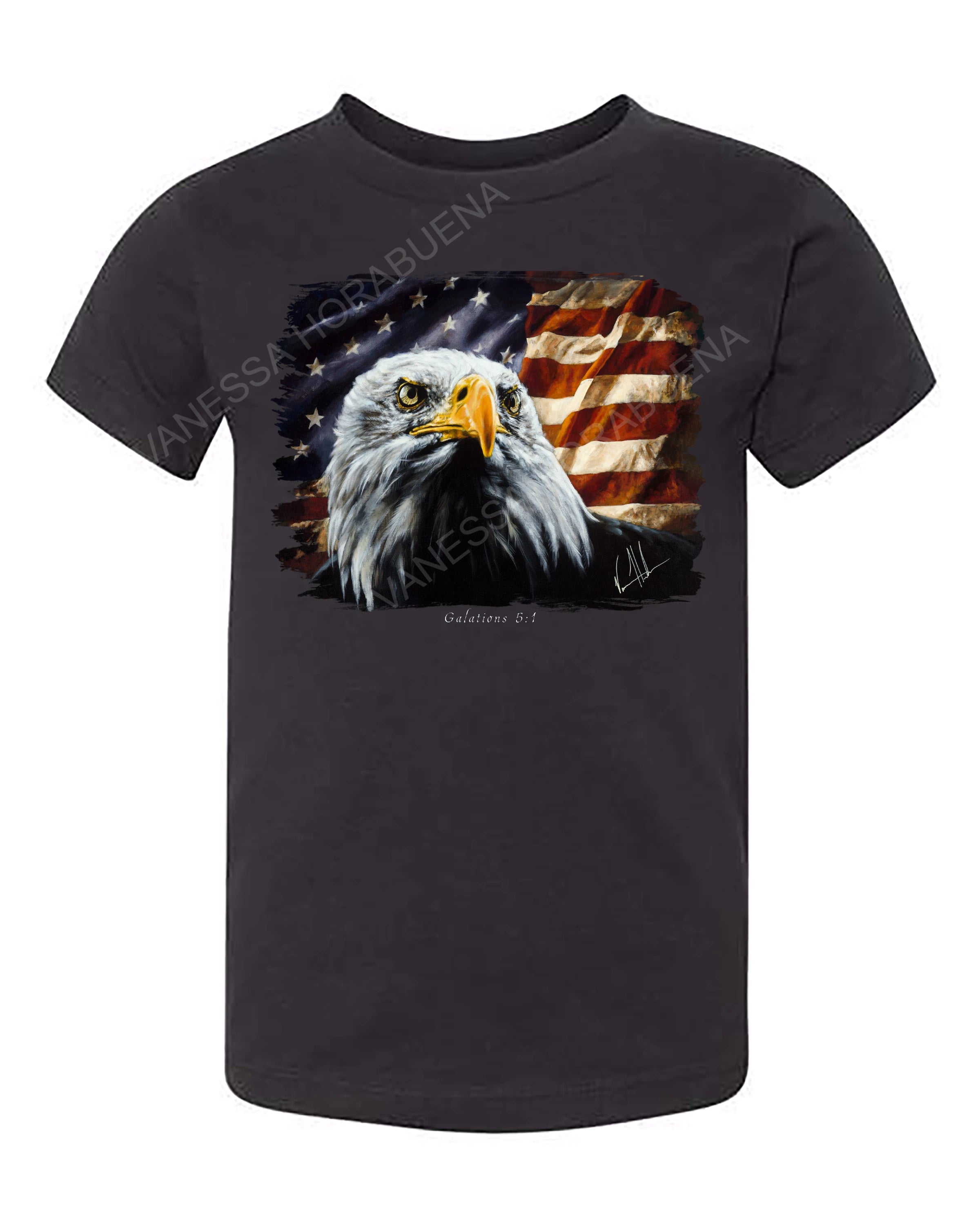 The Fight for Freedom - Kids T (Organic Cotton) Organic Cotton Vanessa Horabuena Kids Black 2T