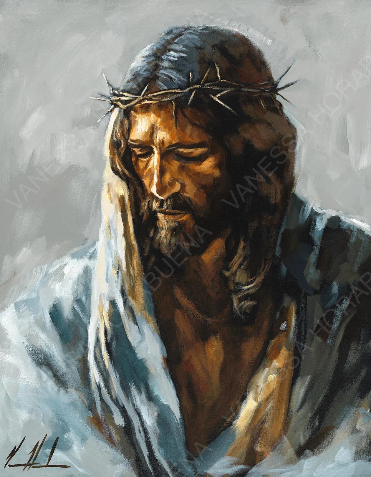 Truth & Light Jesus Art Print Vanessa Horabuena