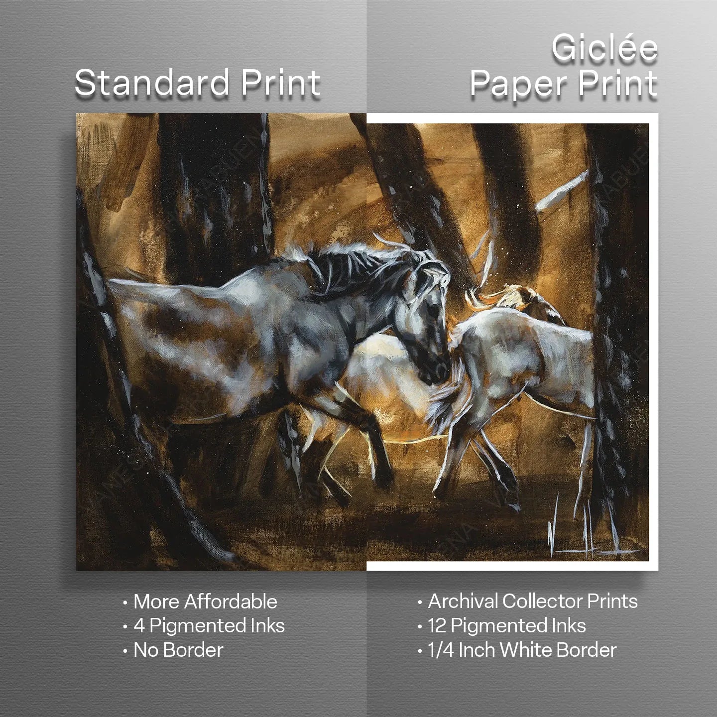 The Unknown Journey Horse Art Print Vanessa Horabuena