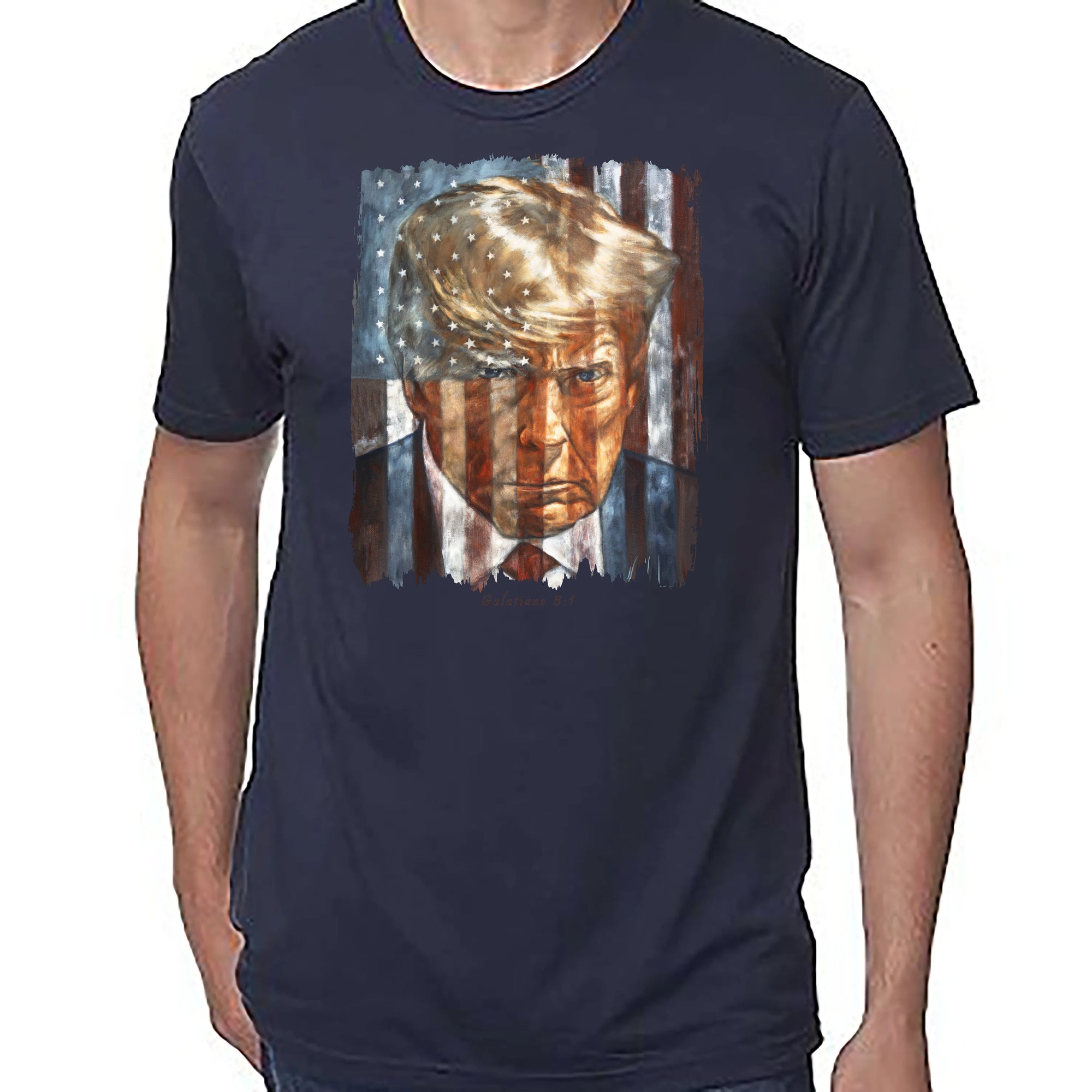 The Cost Of Freedom - Unisex T (Premium Organic Fabric) Vanessa Horabuena Bamboo Midnight Blue Small
