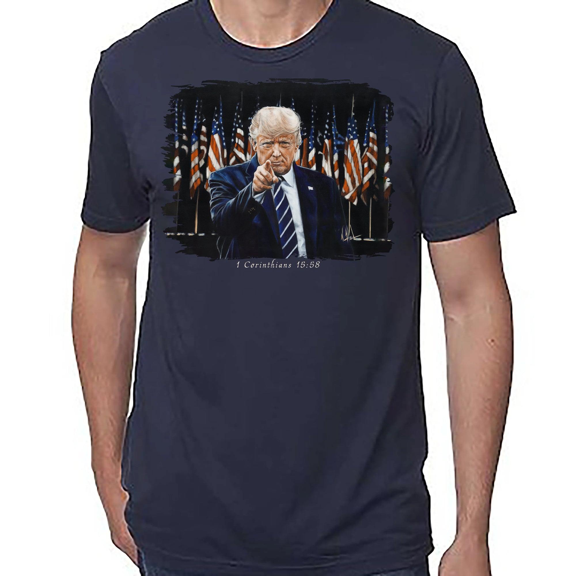 The Call To Greatness - Unisex T (Premium Organic Fabric) Vanessa Horabuena Bamboo Midnight Blue Small