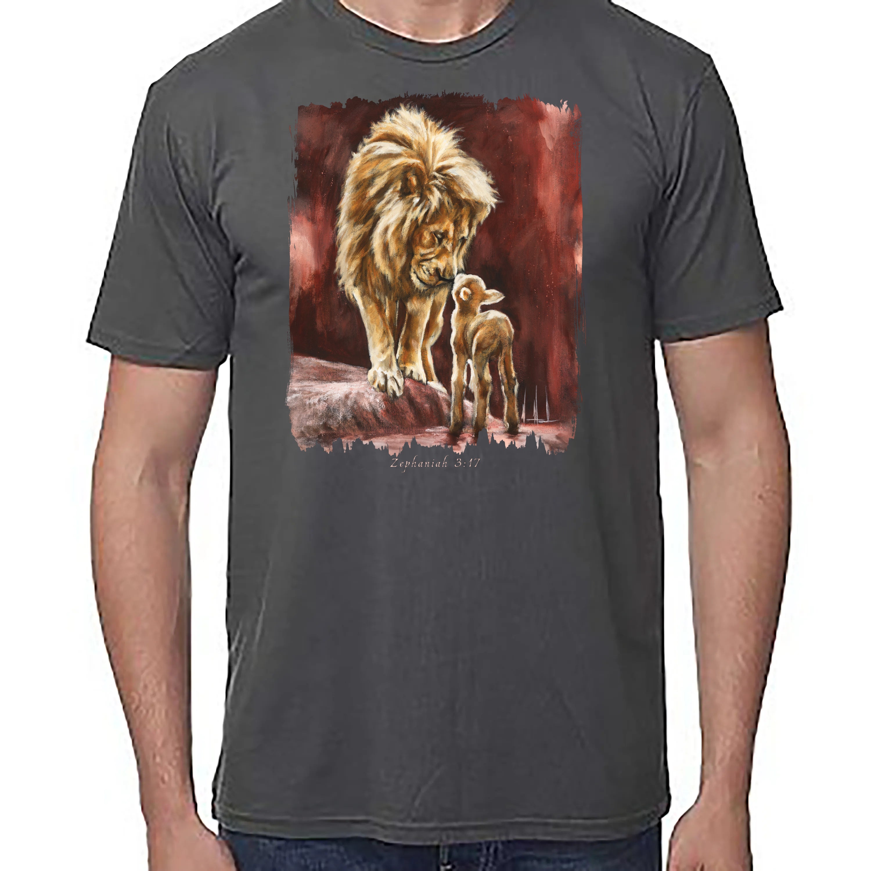 The Heart Of God - Unisex T (Premium Organic Fabric) Vanessa Horabuena Bamboo Pewter Small