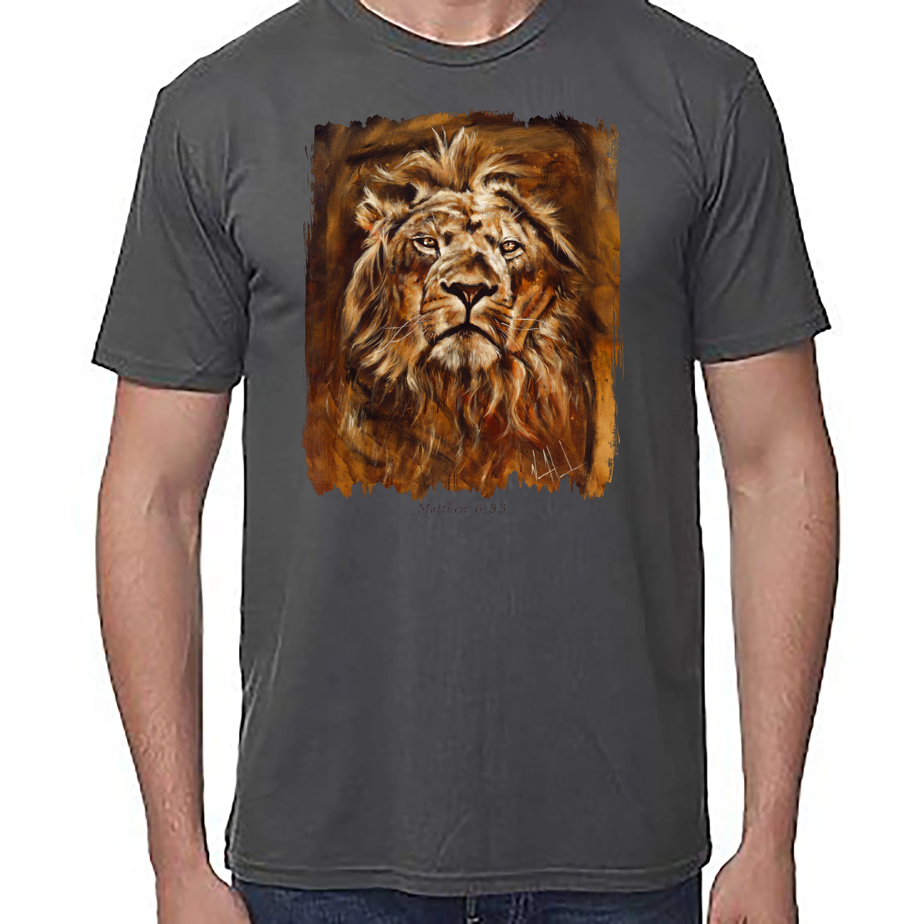 Eternal King - Unisex T (Premium Organic Fabric) Vanessa Horabuena Bamboo Pewter Small