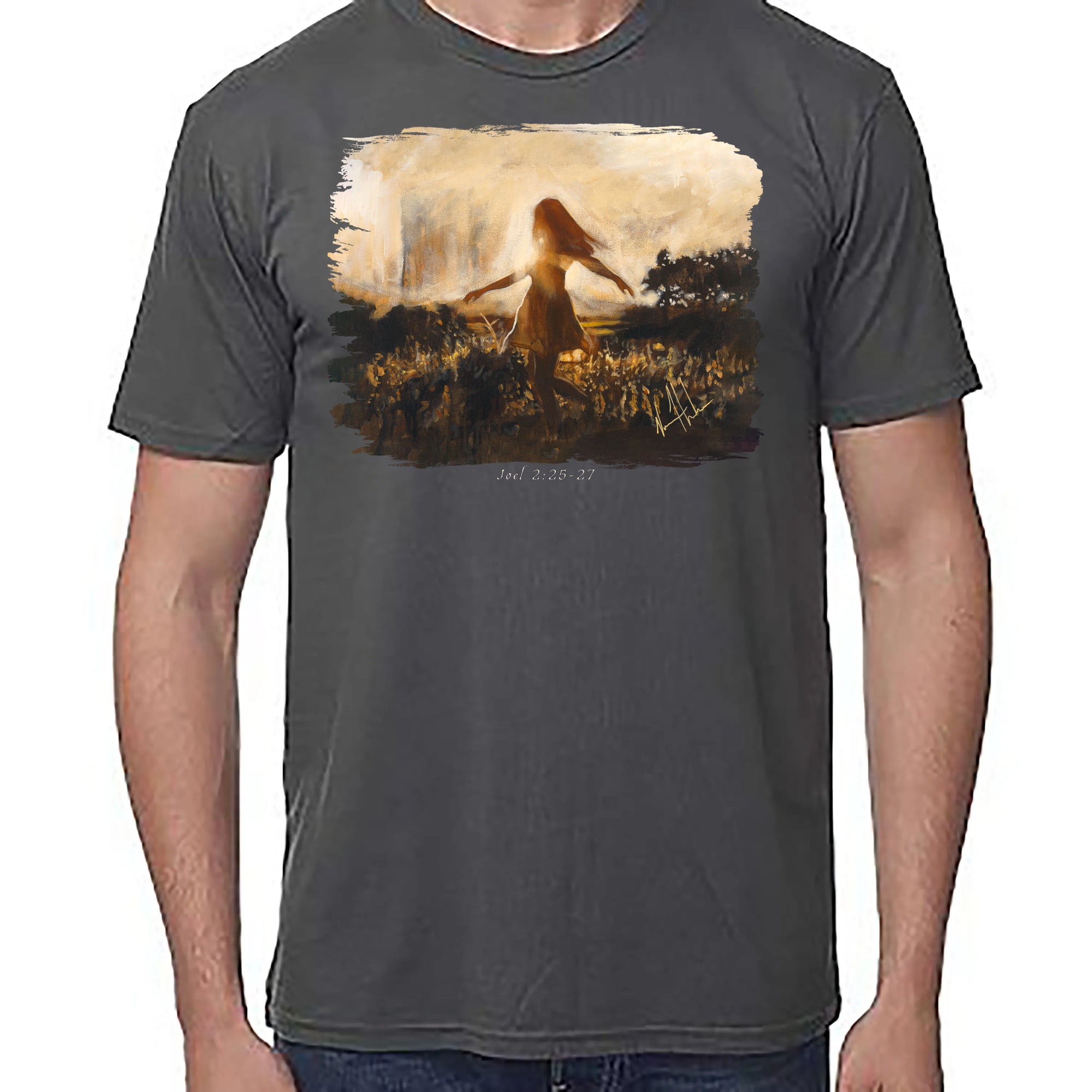 Dare to Dance Again - Unisex T (Premium Organic Fabric) Vanessa Horabuena Bamboo Pewter Small