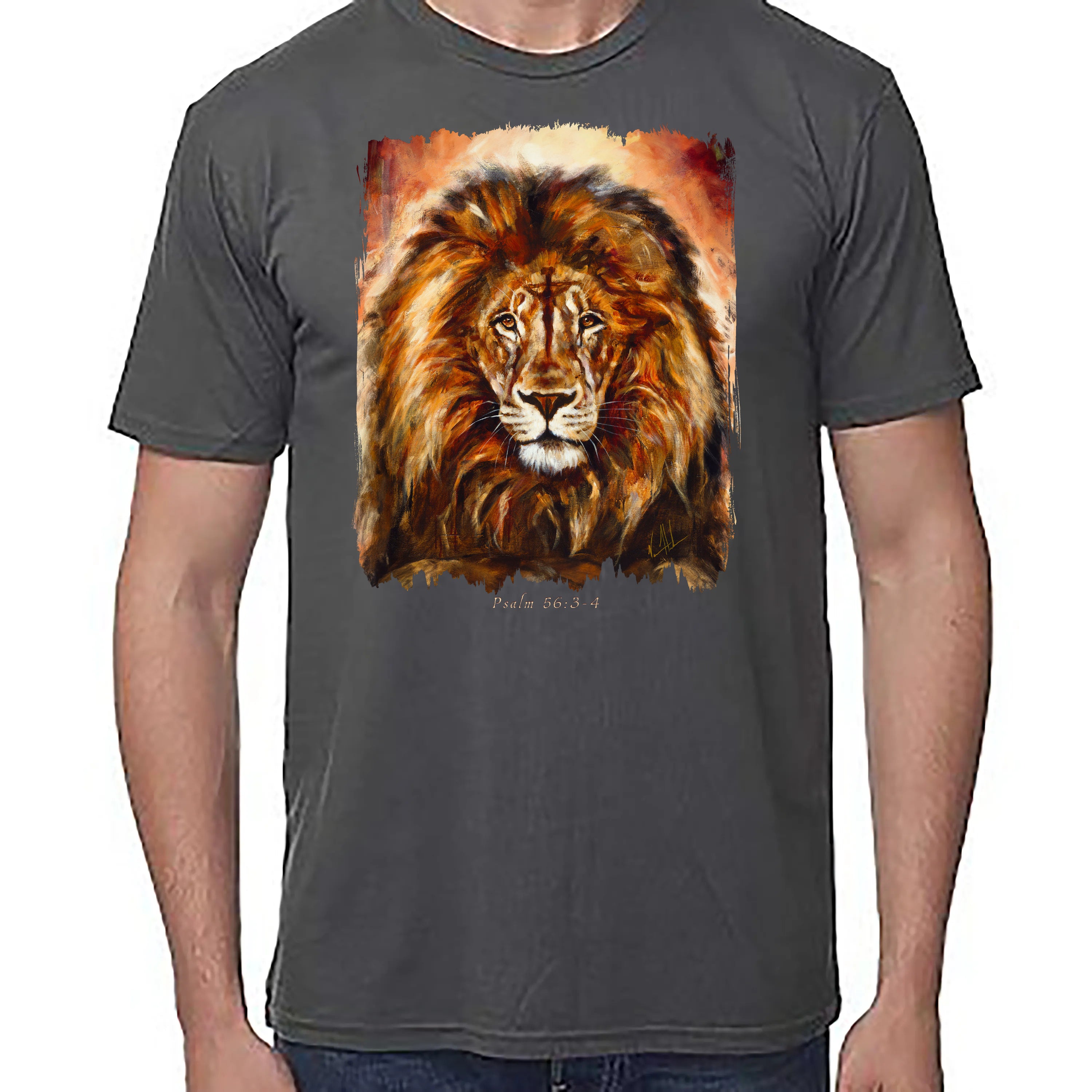 King of Heaven - Glorious Reign - Unisex T (Organic Bamboo) Organic Bamboo Vanessa Horabuena Short Sleeve Pewter XS