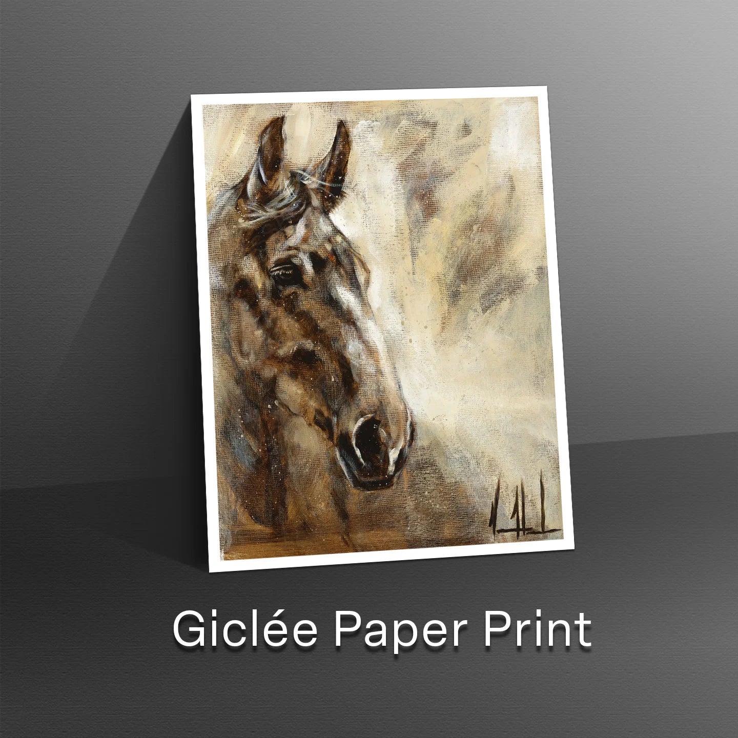 The Voice of Truth Horse Art Print Vanessa Horabuena