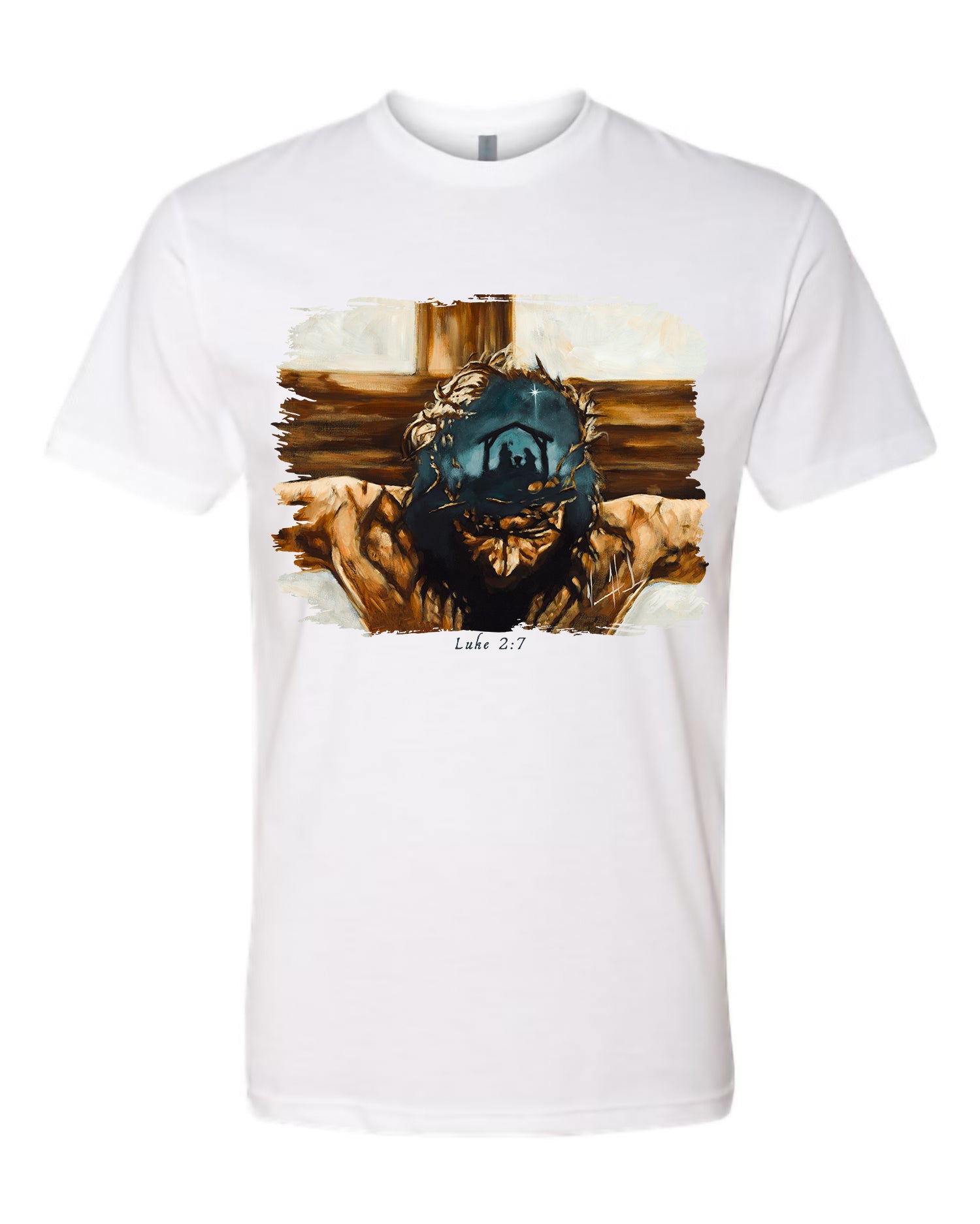 Love's True Story - Unisex T-Shirt Poly-Blend Vanessa Horabuena Short Sleeve White Small