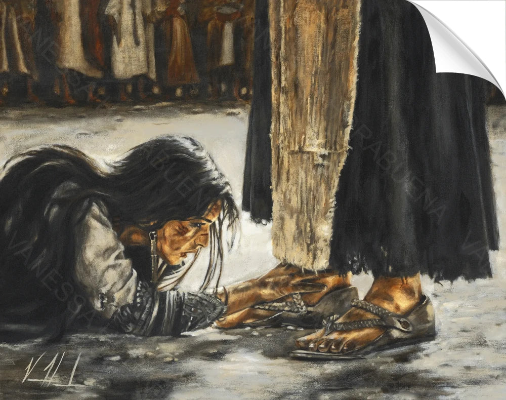 "Woman, Where Are Your Accusers?" - Sticker Sticker Vanessa Horabuena