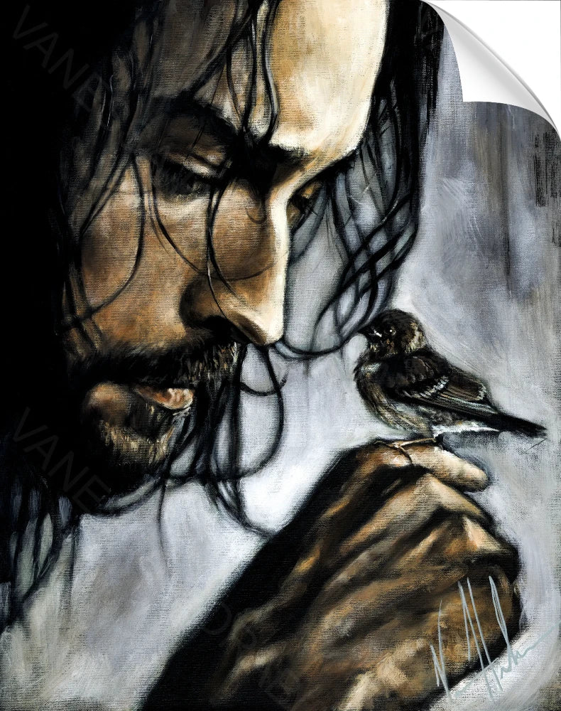 Watcher of the Sparrow - Sticker Sticker Vanessa Horabuena