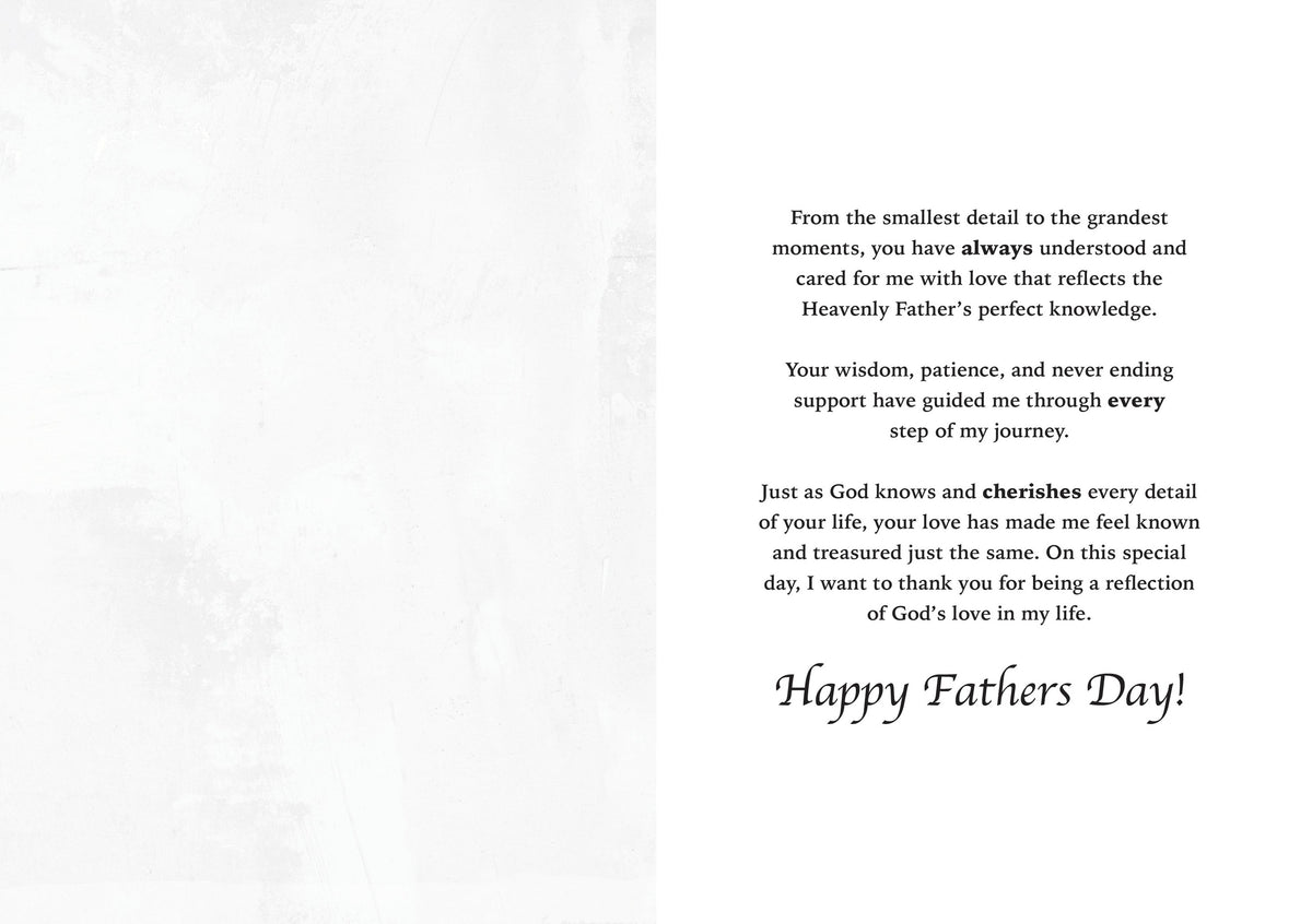 'Watcher of the Sparrow' Father's Day Greeting Card Vanessa Horabuena