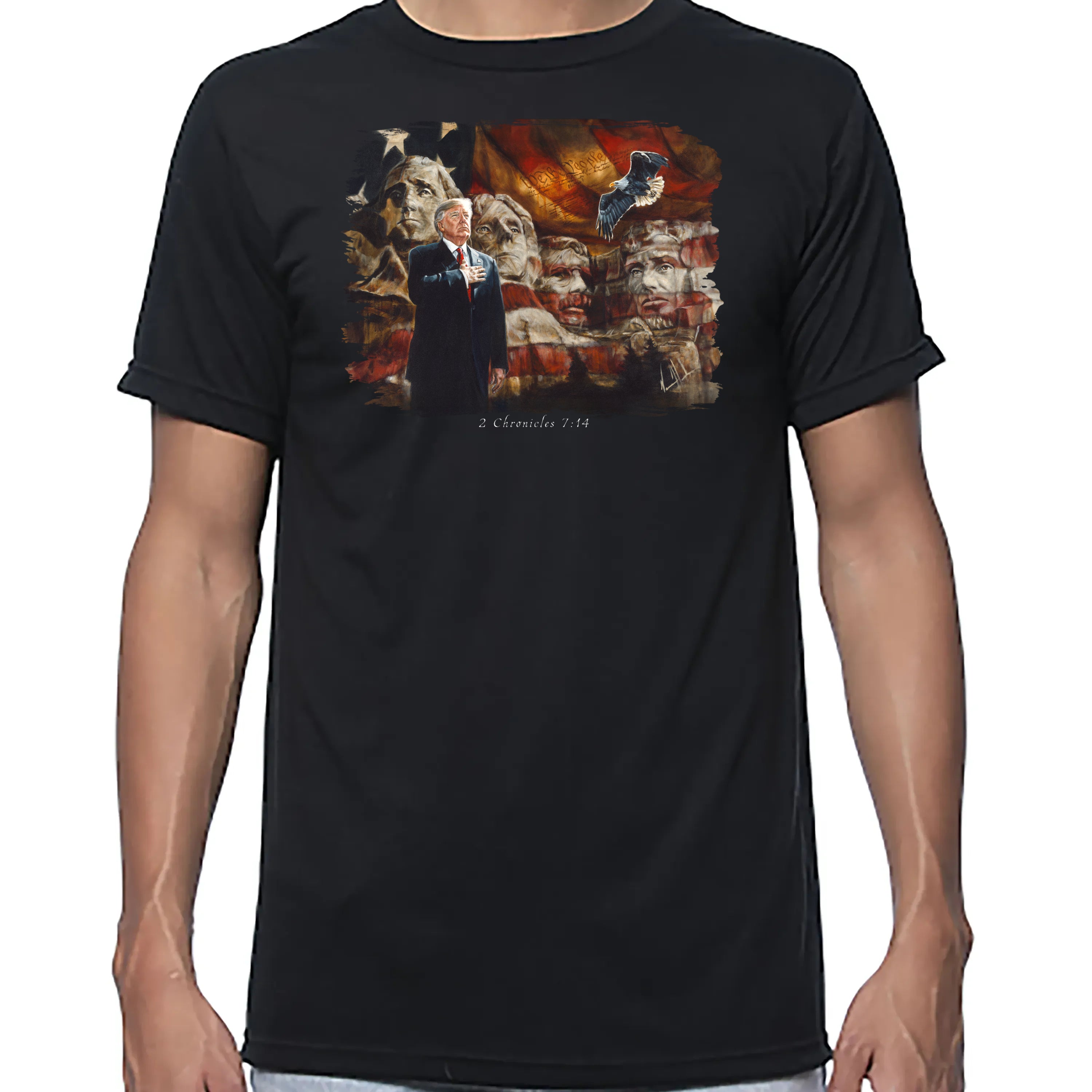 We the People - Unisex T (Organic Bamboo) Vanessa Horabuena Short Sleeve Eclipse (Black) XS