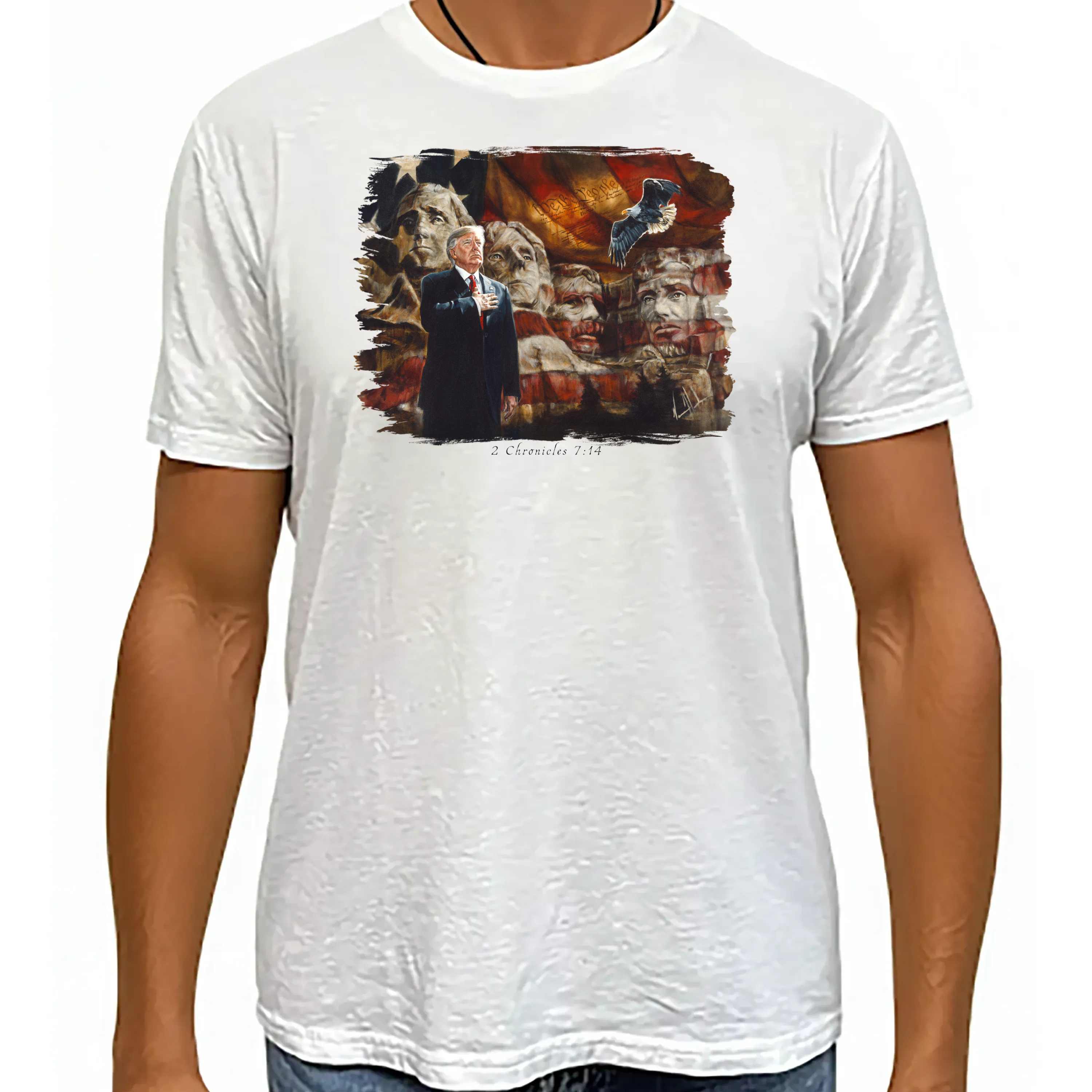 We the People - Unisex T (Organic Bamboo) Vanessa Horabuena Short Sleeve Frost (White) XS