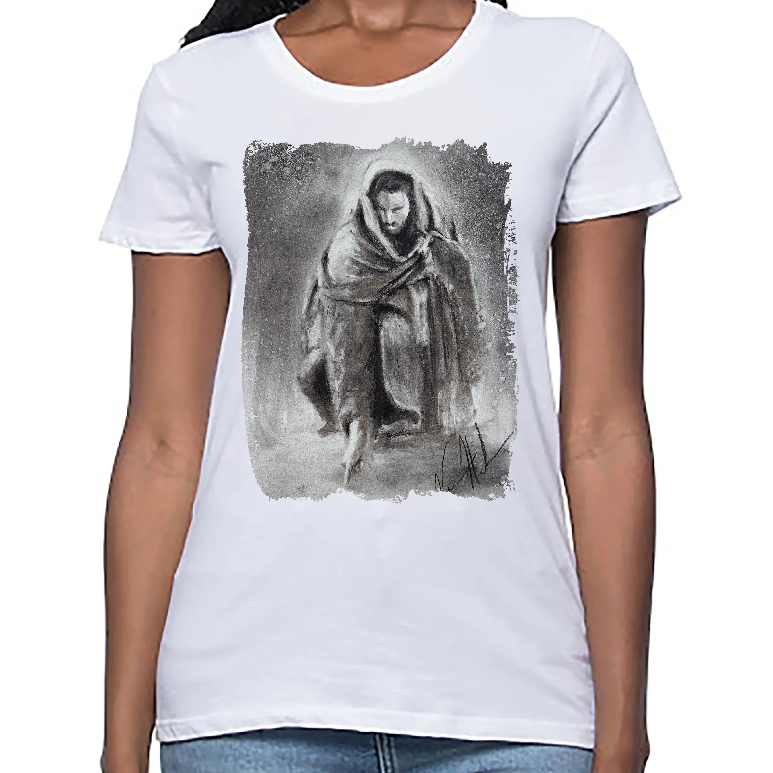 Women's T (Organic Bamboo) - Writing in the Sand