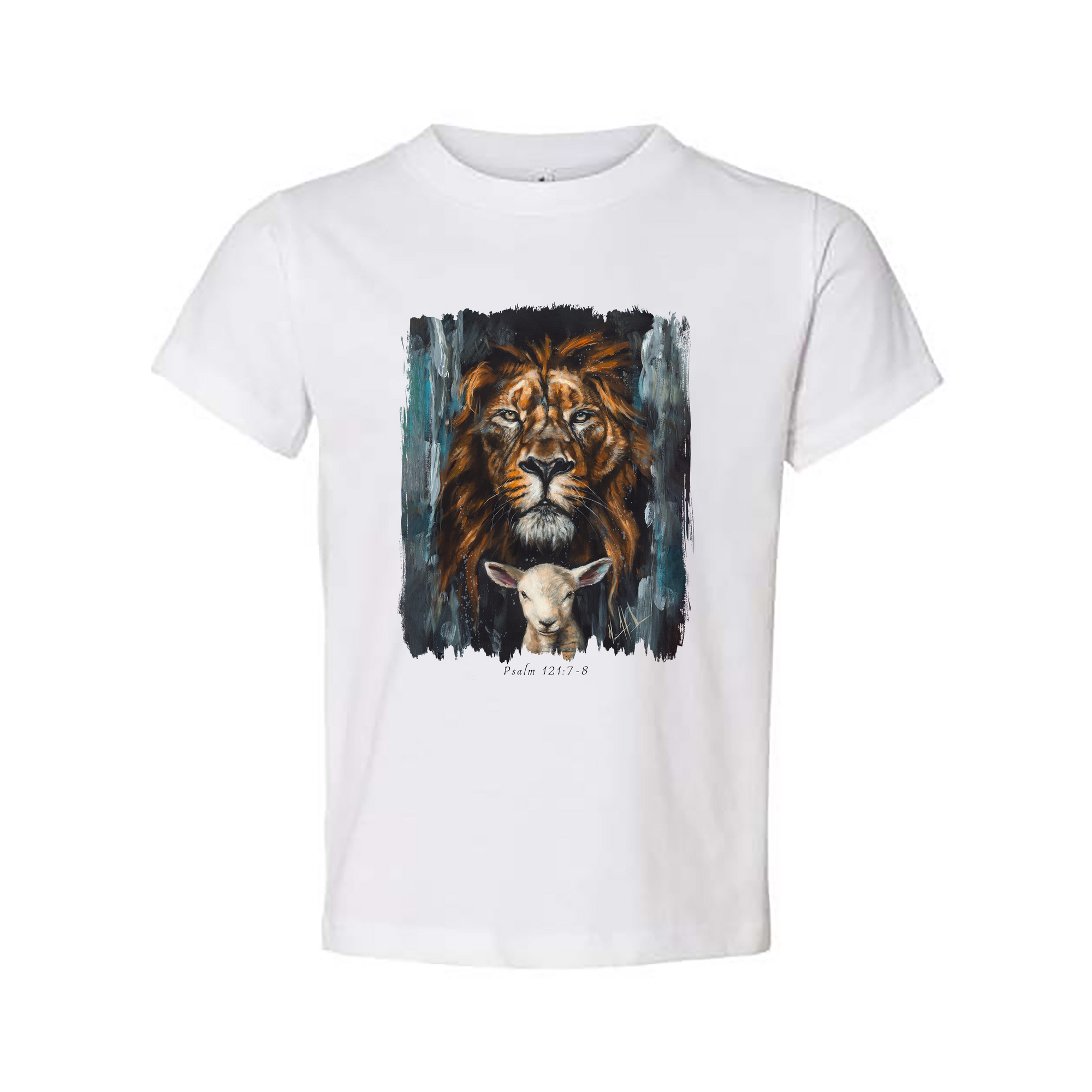 Kids T (Organic Cotton) - The Lion and Lamb Passover Organic Cotton Vanessa Horabuena Toddler White 2T