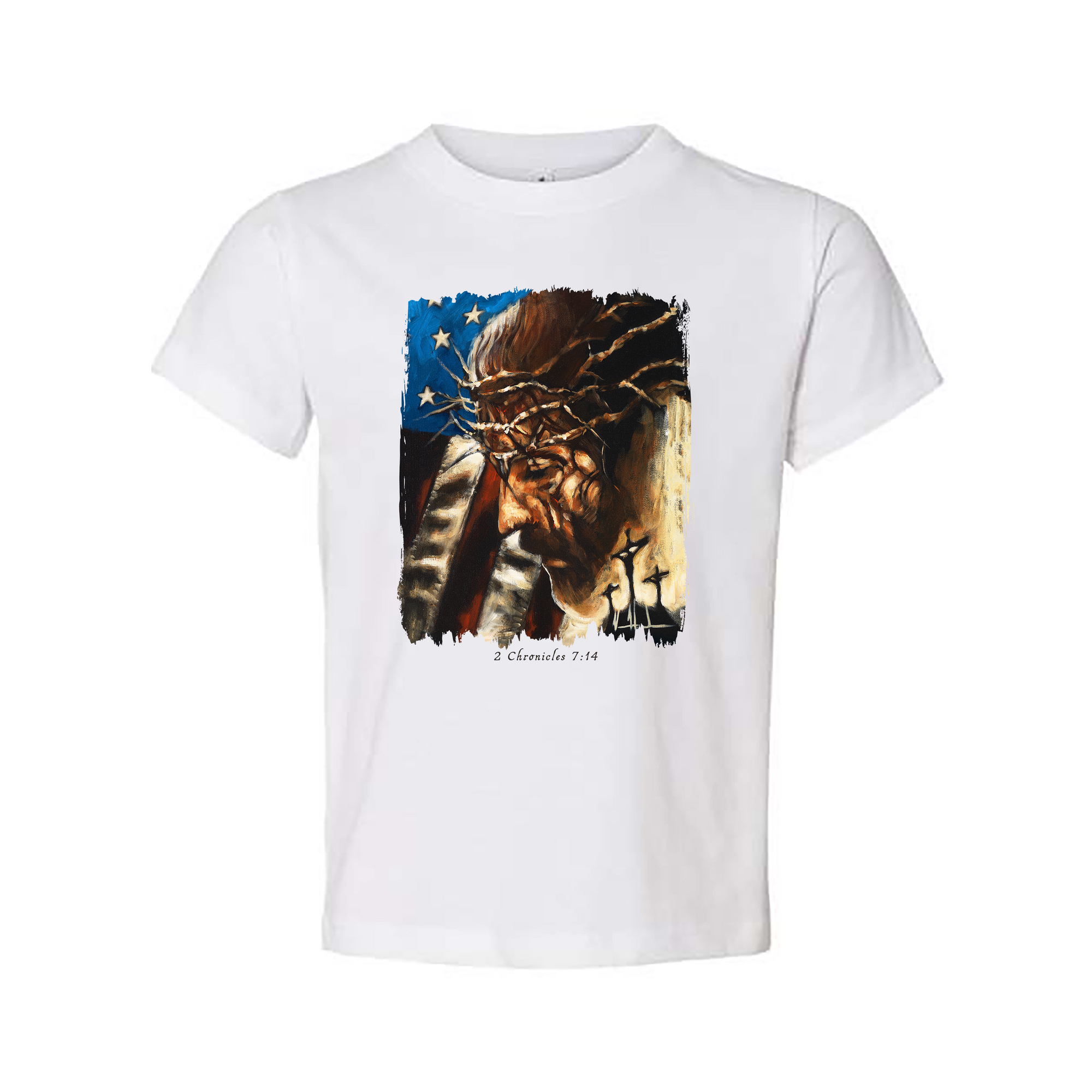 Kids T (Organic Cotton) - One Nation Under God Organic Cotton Vanessa Horabuena Toddler White 2T