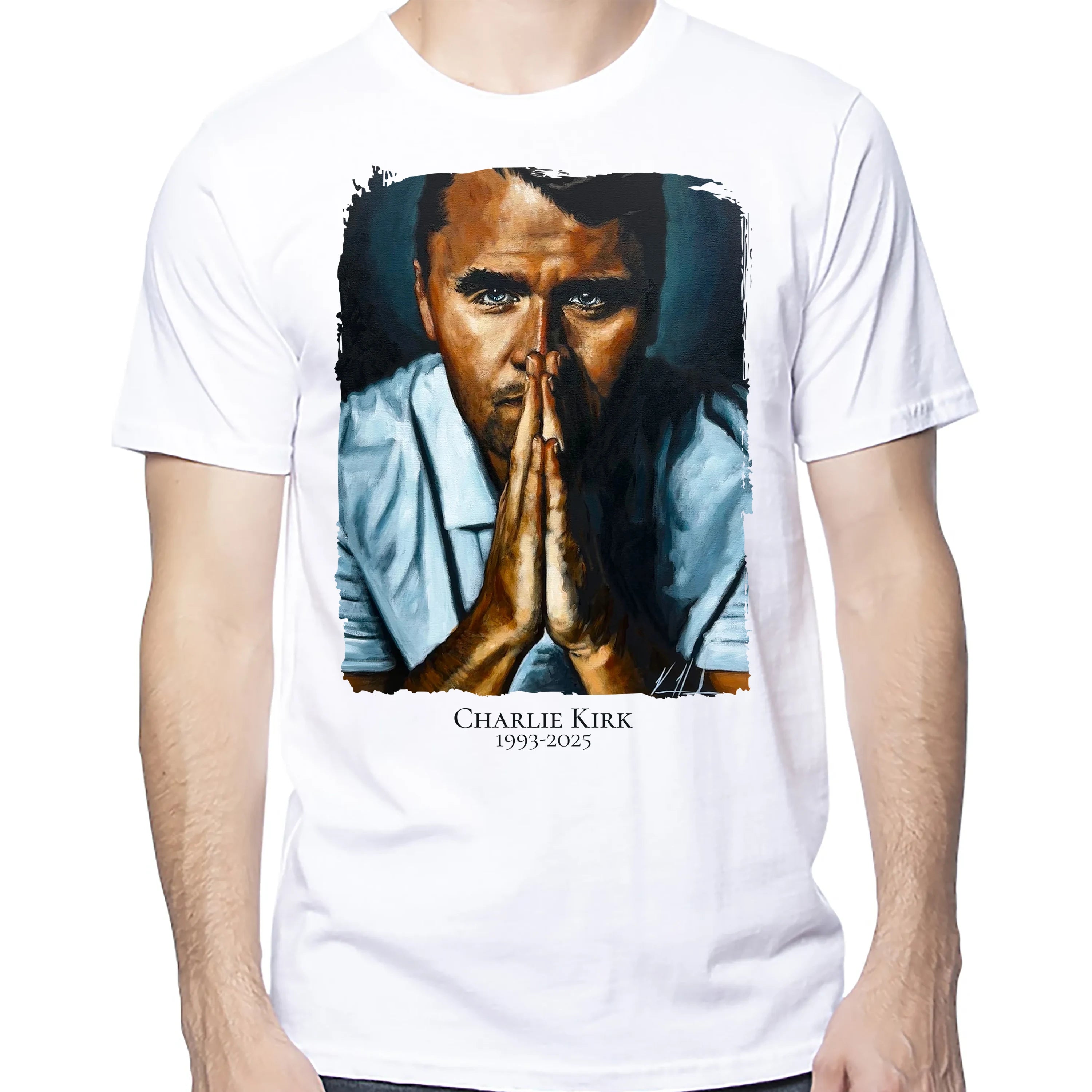 (PRE-ORDER) Charlie Kirk - A Hero's Tribute - Unisex T (Premium Organic Fabric)
