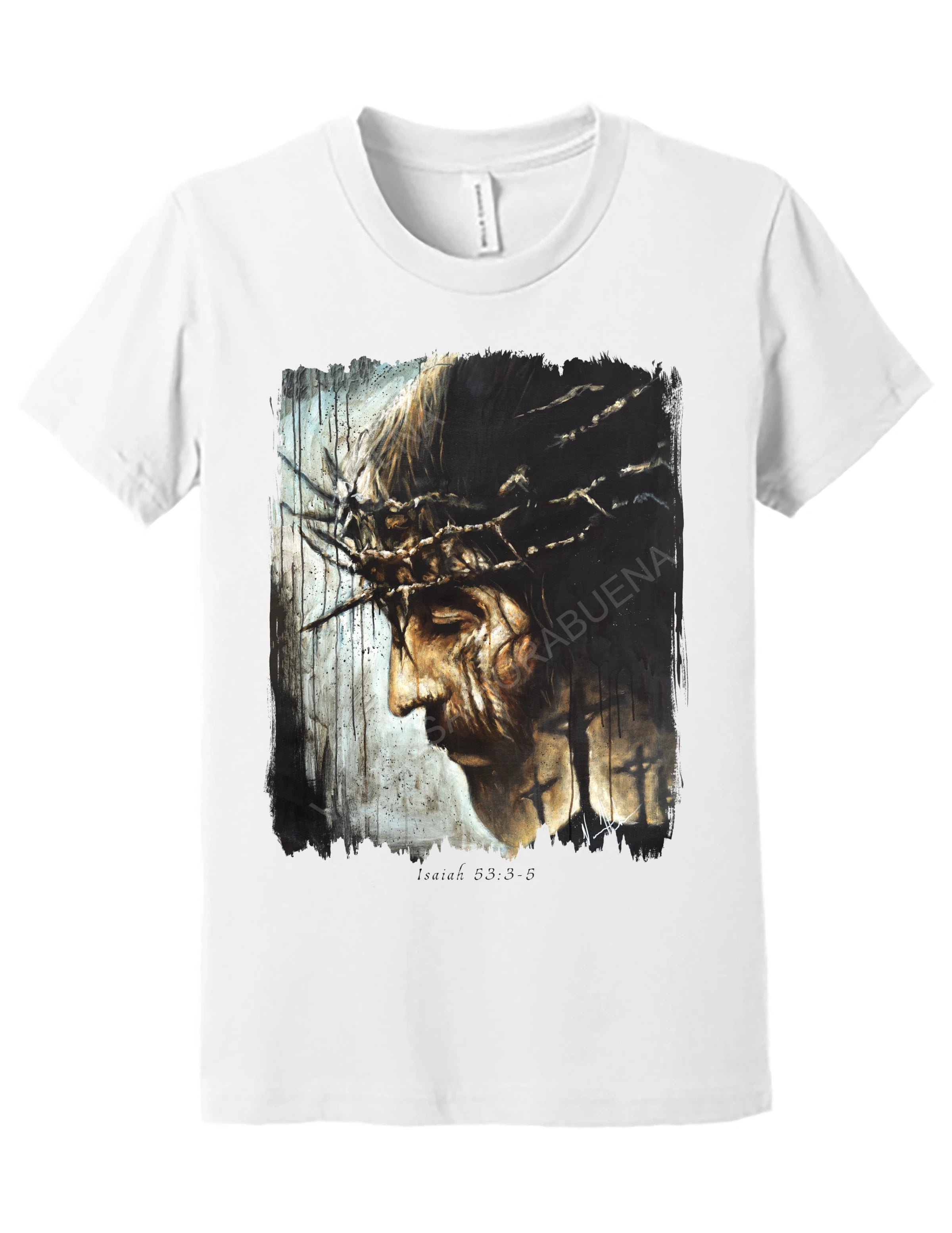 Redeemer's Love With Crosses - Kids T (Organic Cotton) Organic Cotton Vanessa Horabuena Kids White Small