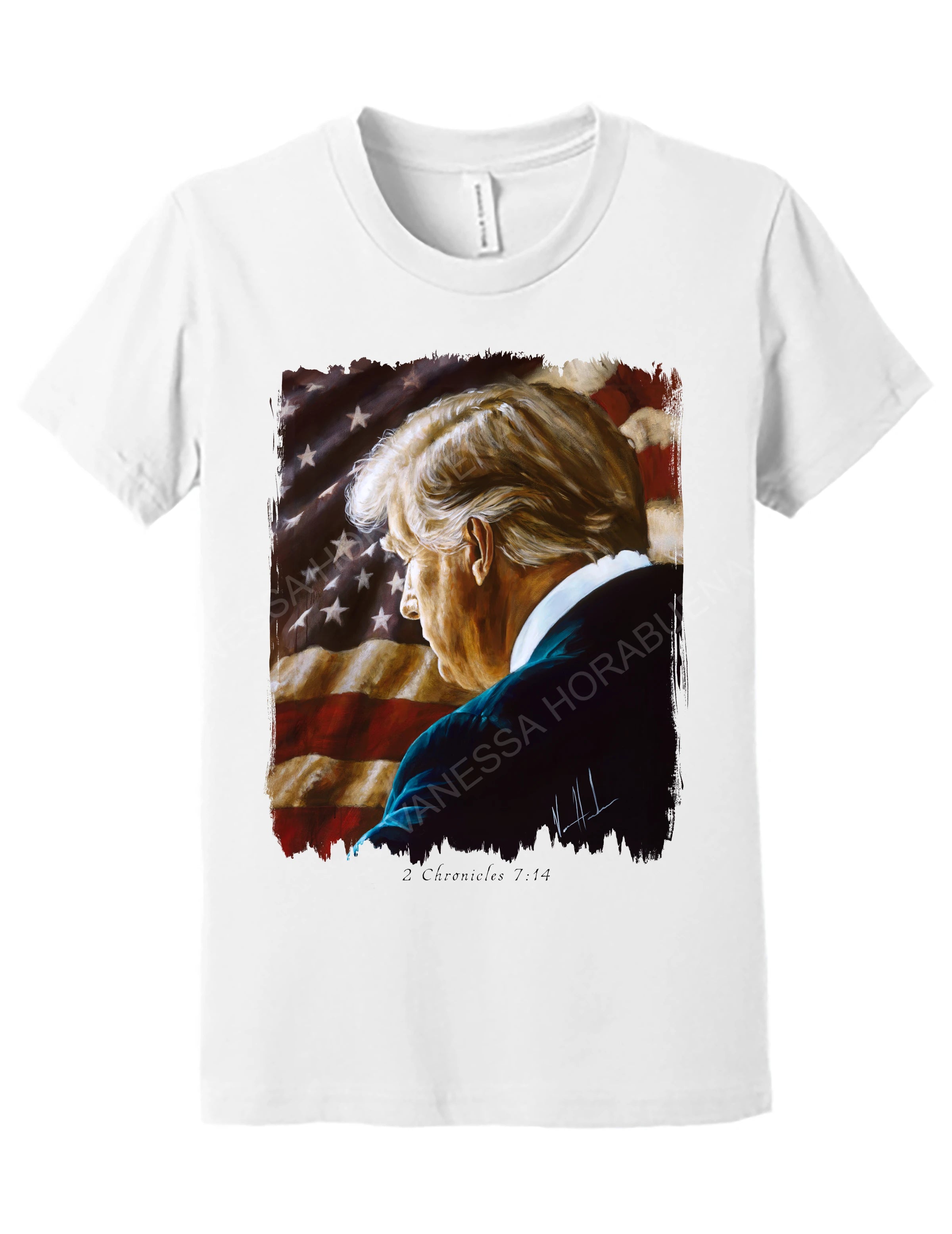 Prayers for Our Nation - Kids T (Organic Cotton) Organic Cotton Vanessa Horabuena Kids White Small