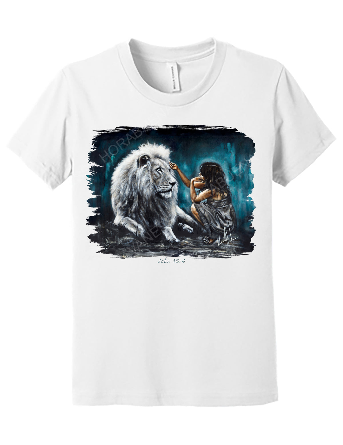 Intimacy with God (Blue Background) - Kids T-Shirt Vanessa Horabuena Kids White Small