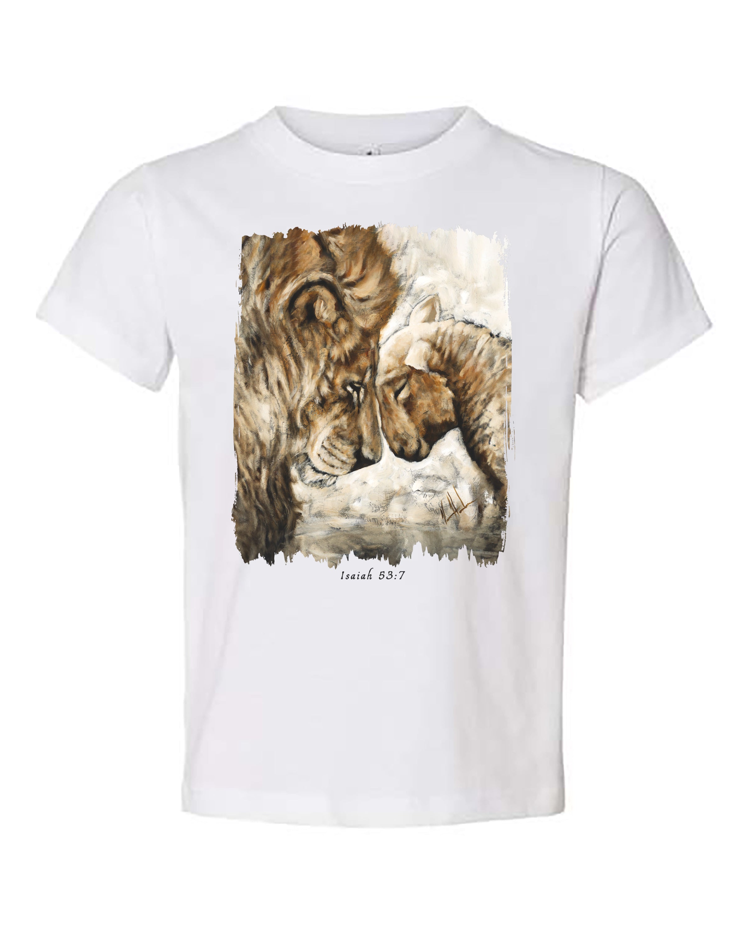 Compassion of a King (White) - Kids T (Organic Cotton) Organic Cotton Vanessa Horabuena Kids White 2T