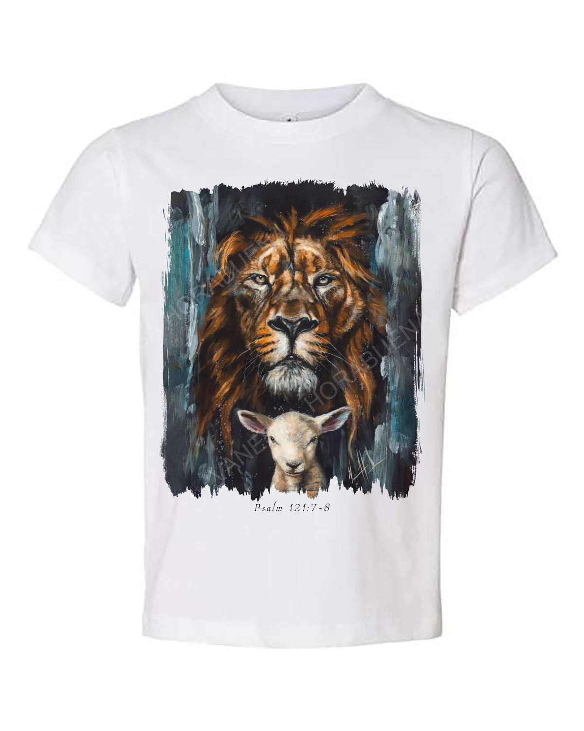 The Lion and Lamb Passover - Kids T-Shirt Vanessa Horabuena Kids White 2T