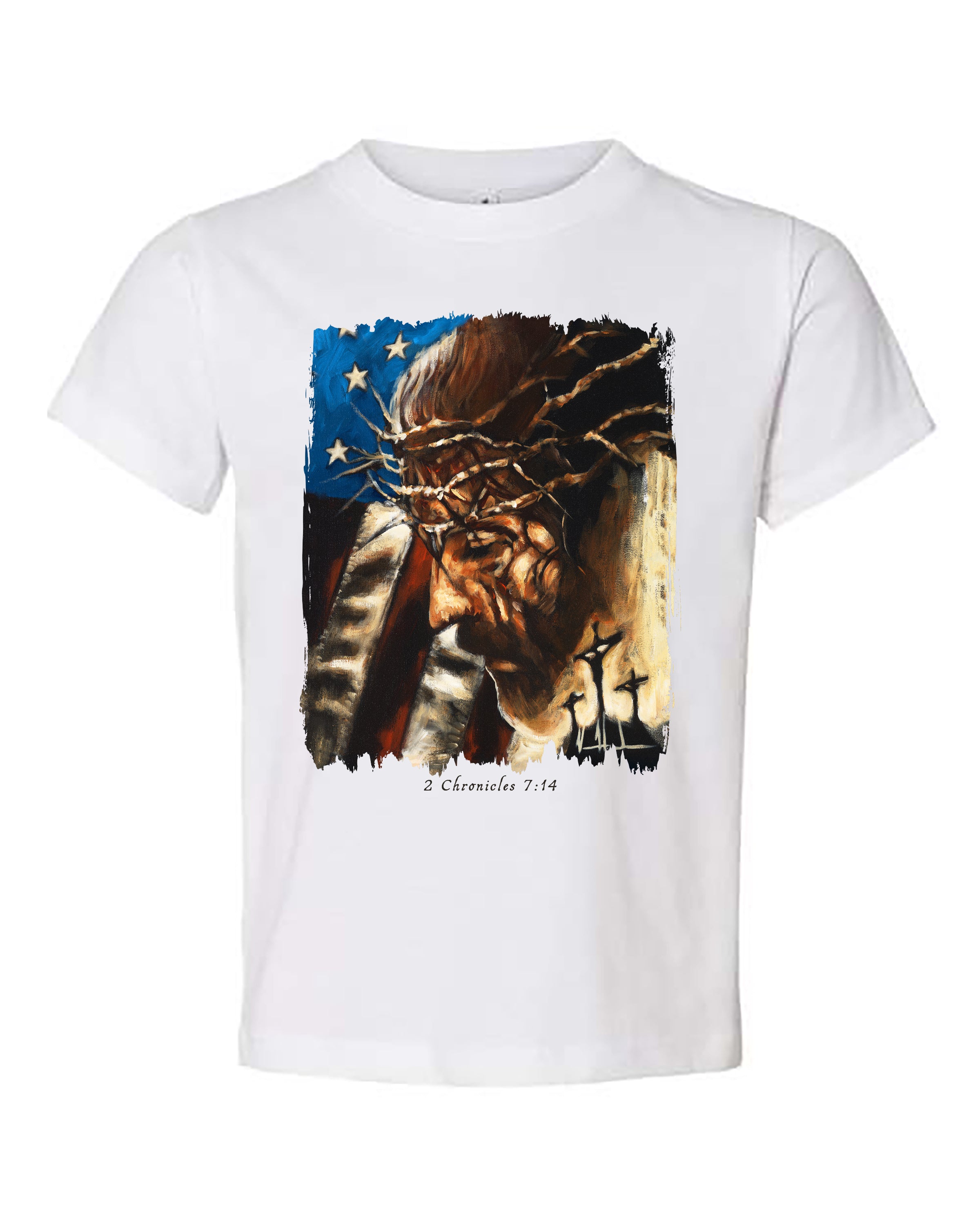 One Nation Under God - Kids T (Organic Cotton) Organic Cotton Vanessa Horabuena Kids White 2T