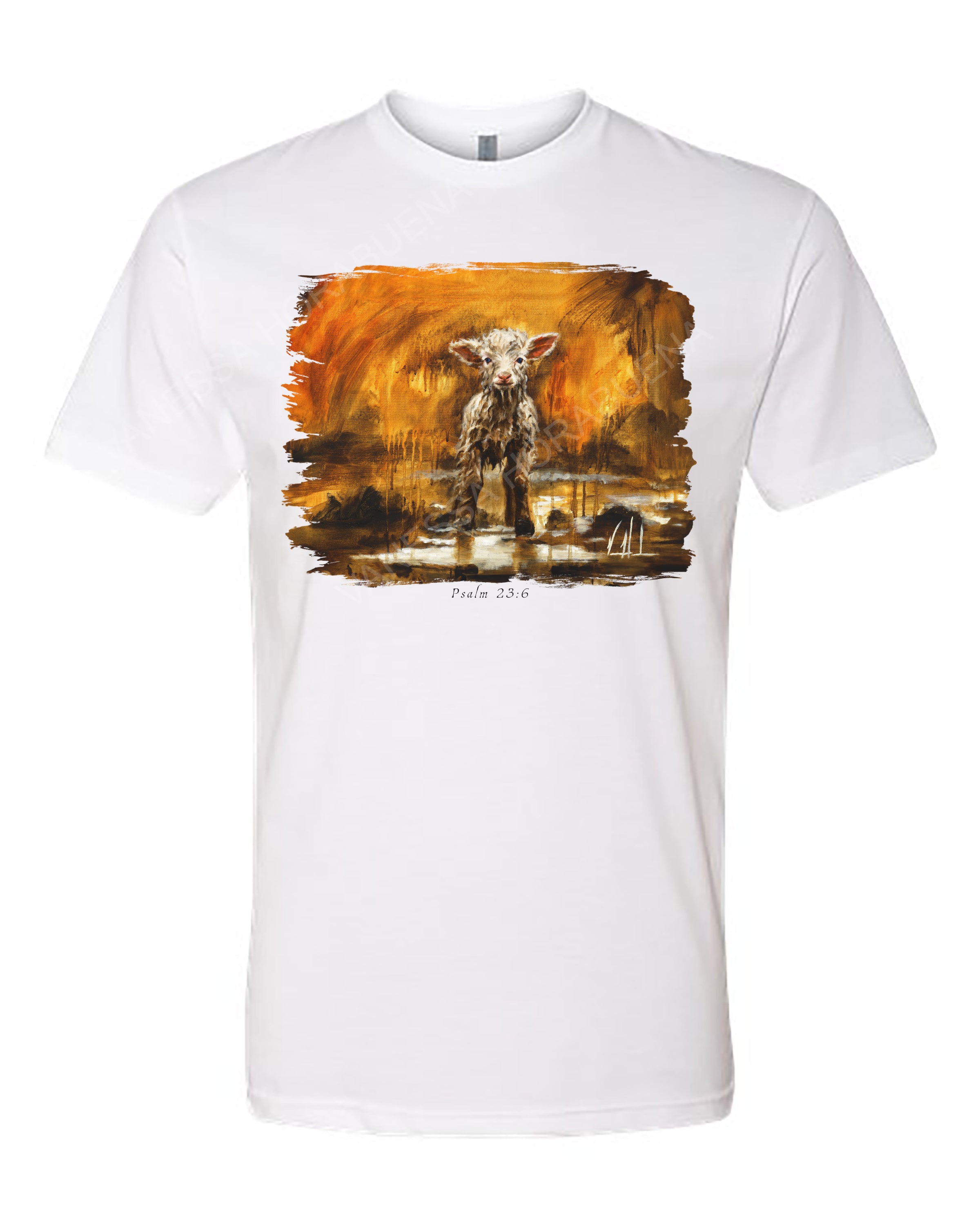 Your Love Never Fails - Unisex T-Shirt Poly-Blend Vanessa Horabuena Short Sleeve White Small