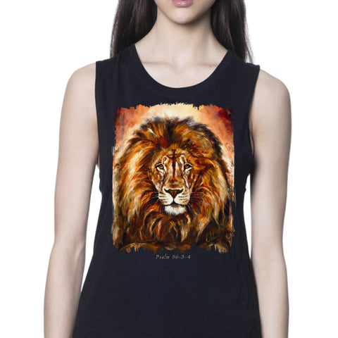 King of Heaven (Glorious Reign) - Women's Tank Top (Organic Bamboo) Vanessa Horabuena Short Sleeve Eclipse (Black) XS
