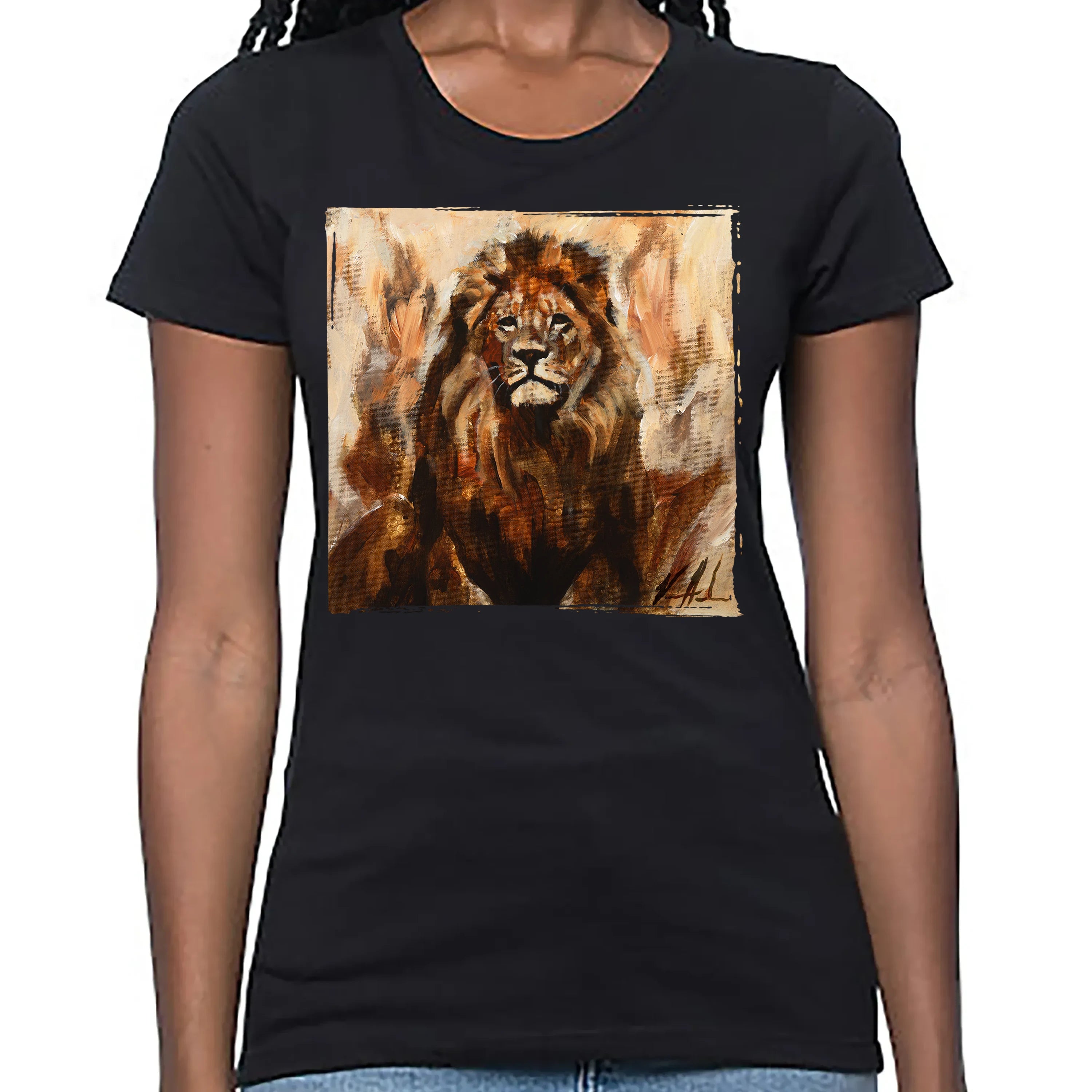 Women's T (Organic Bamboo) - Abounding Grace Organic Bamboo Vanessa Horabuena Black XS