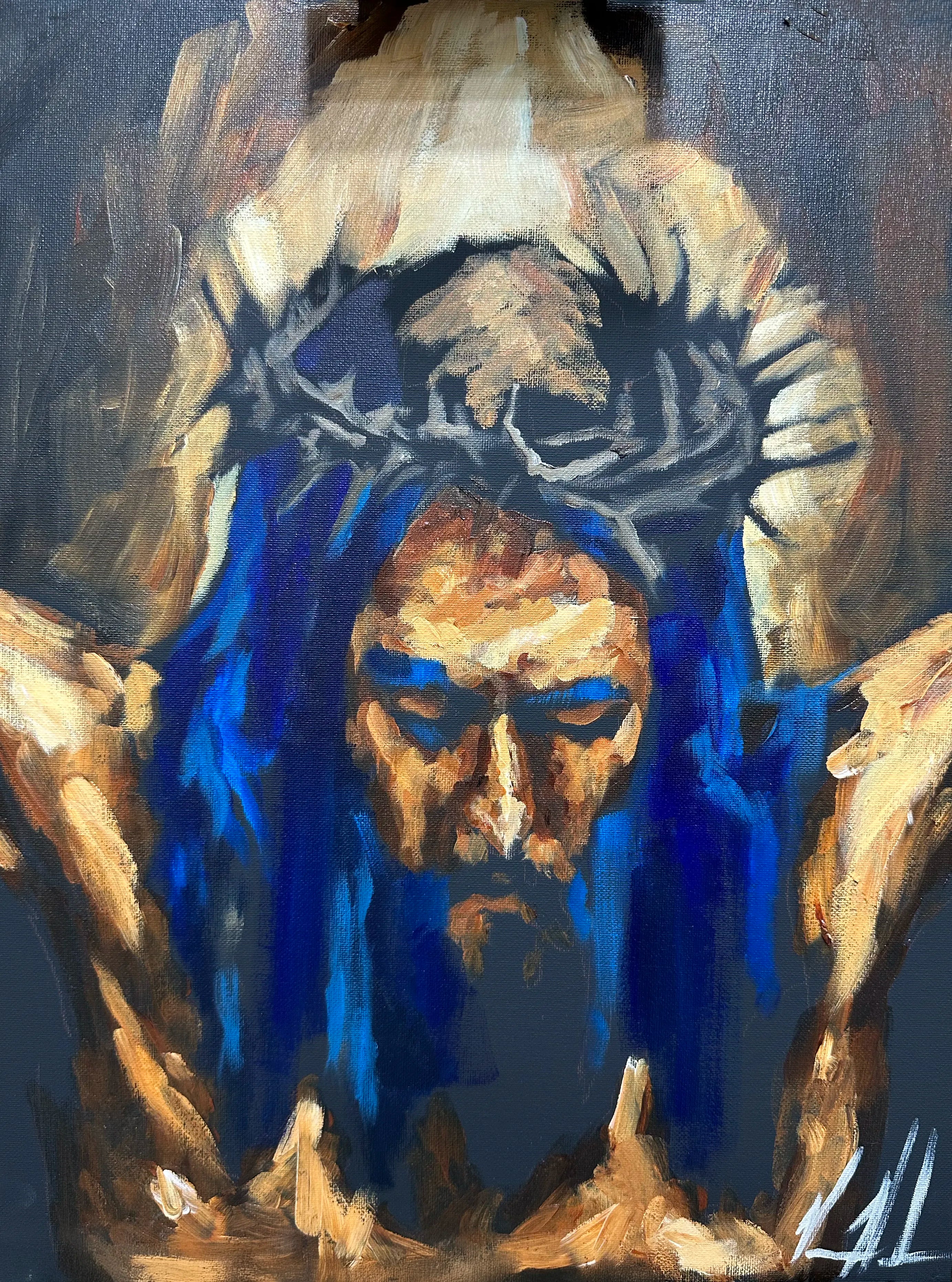 Yahweh is Salvation - 16”x20” Original Acrylic Painting