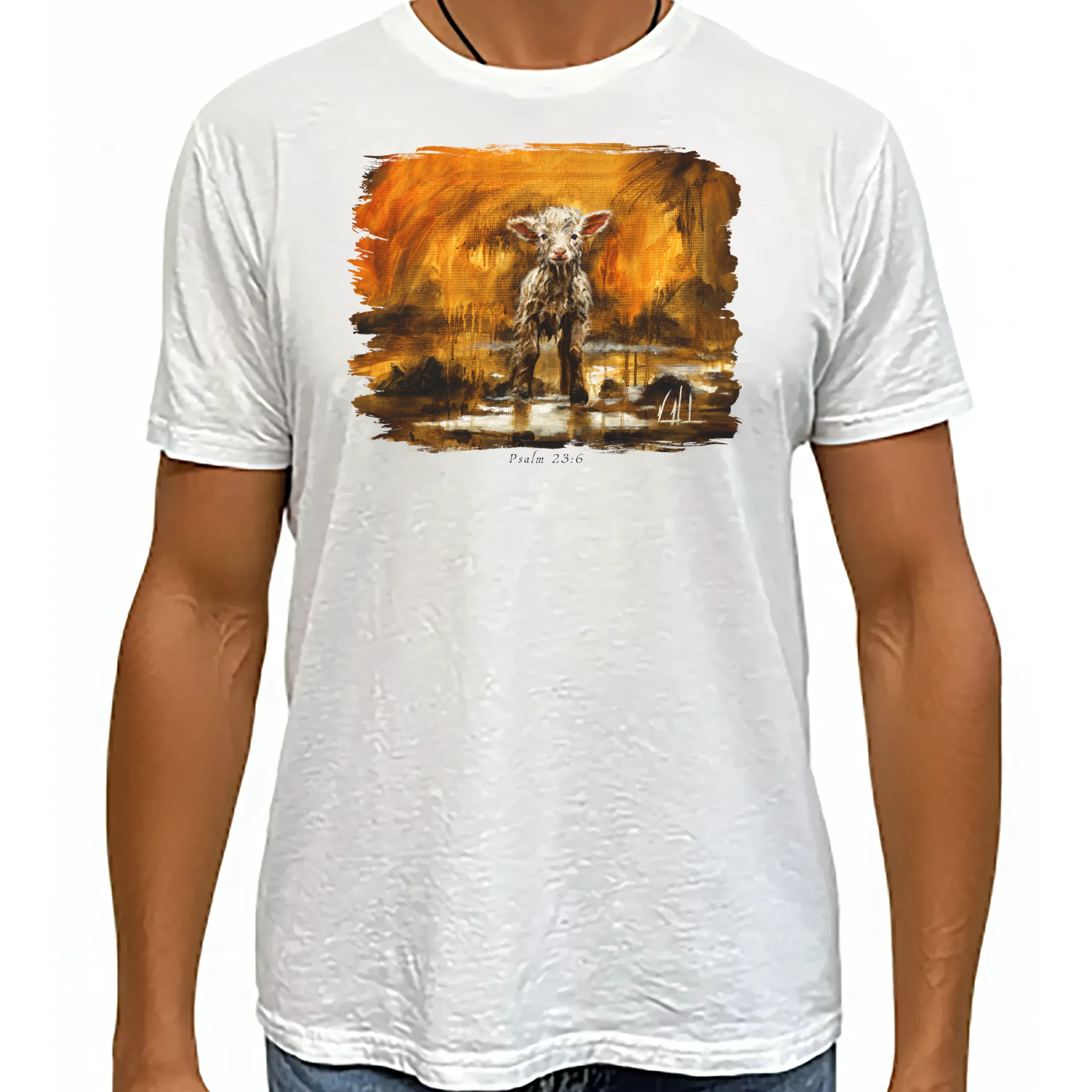 Your Love Never Fails - Unisex T (Organic Bamboo) Organic Bamboo Vanessa Horabuena Short Sleeve Frost (White) XS