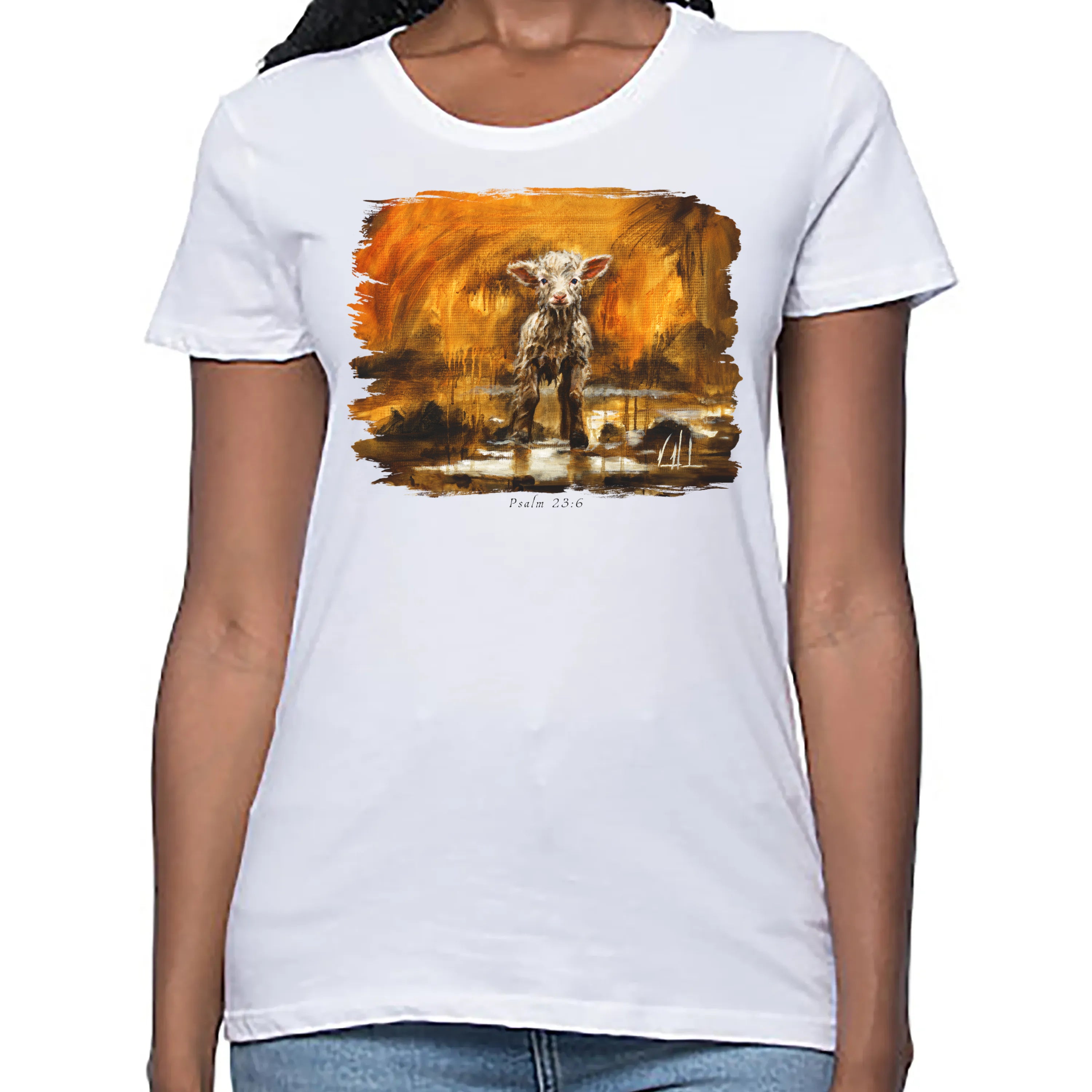 Your Love Never Fails - Women's T (Organic Bamboo) Organic Bamboo Vanessa Horabuena Short Sleeve Frost (White) XS