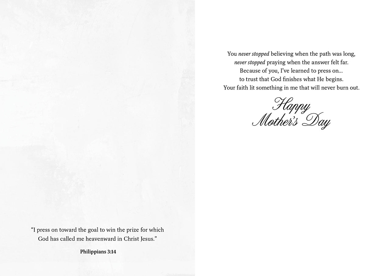 'A Burning Flame Within' Mother's Day Greeting Card 2026 Vanessa Horabuena