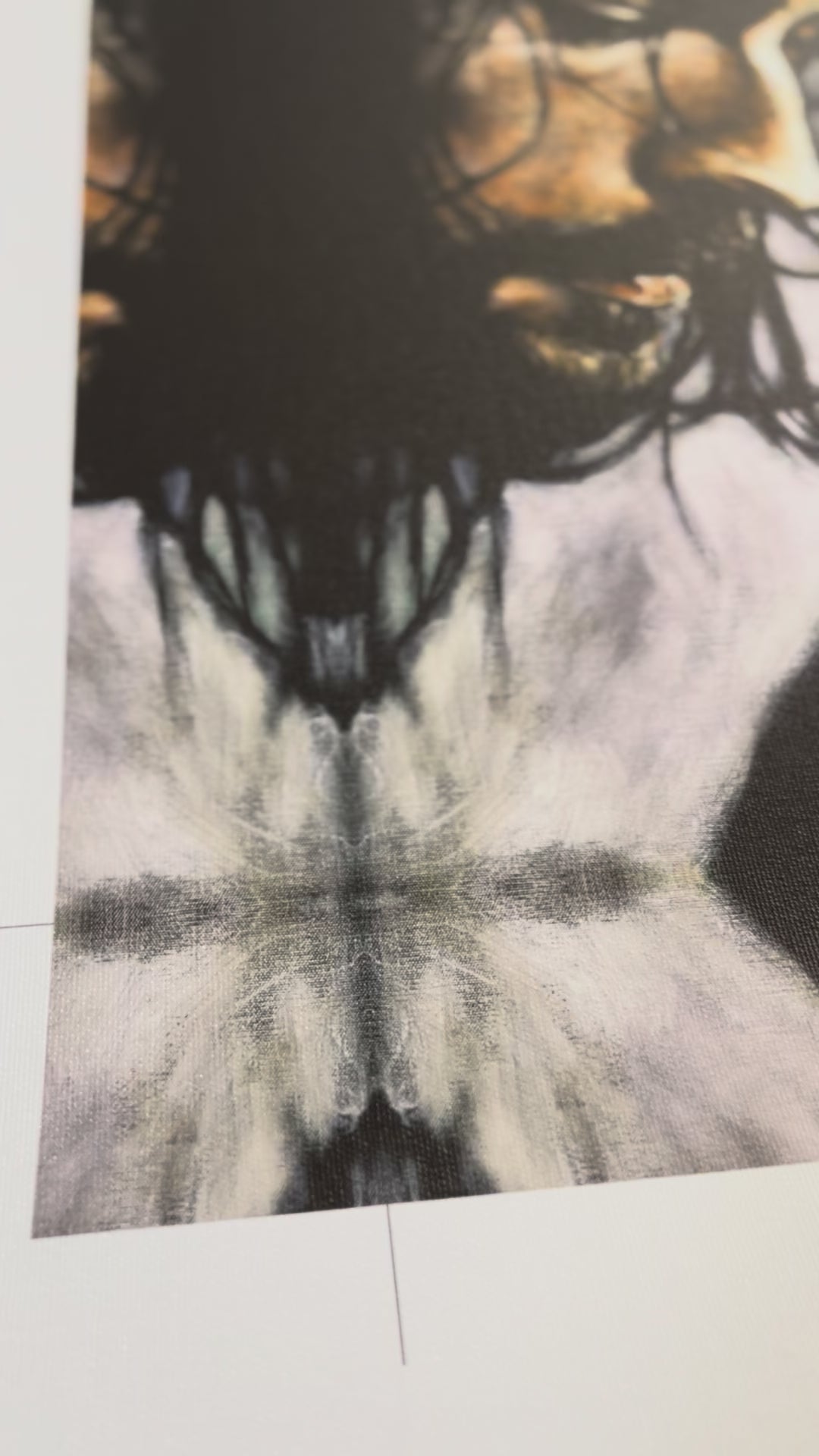 D#. 6 - Watcher of the Sparrow - 11"x14" Canvas Print Vanessa Horabuena