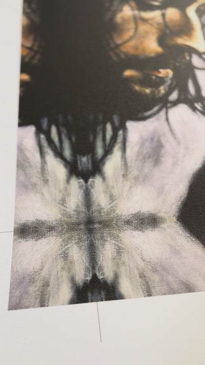 D#. 6 - Watcher of the Sparrow - 11"x14" Canvas Print Vanessa Horabuena