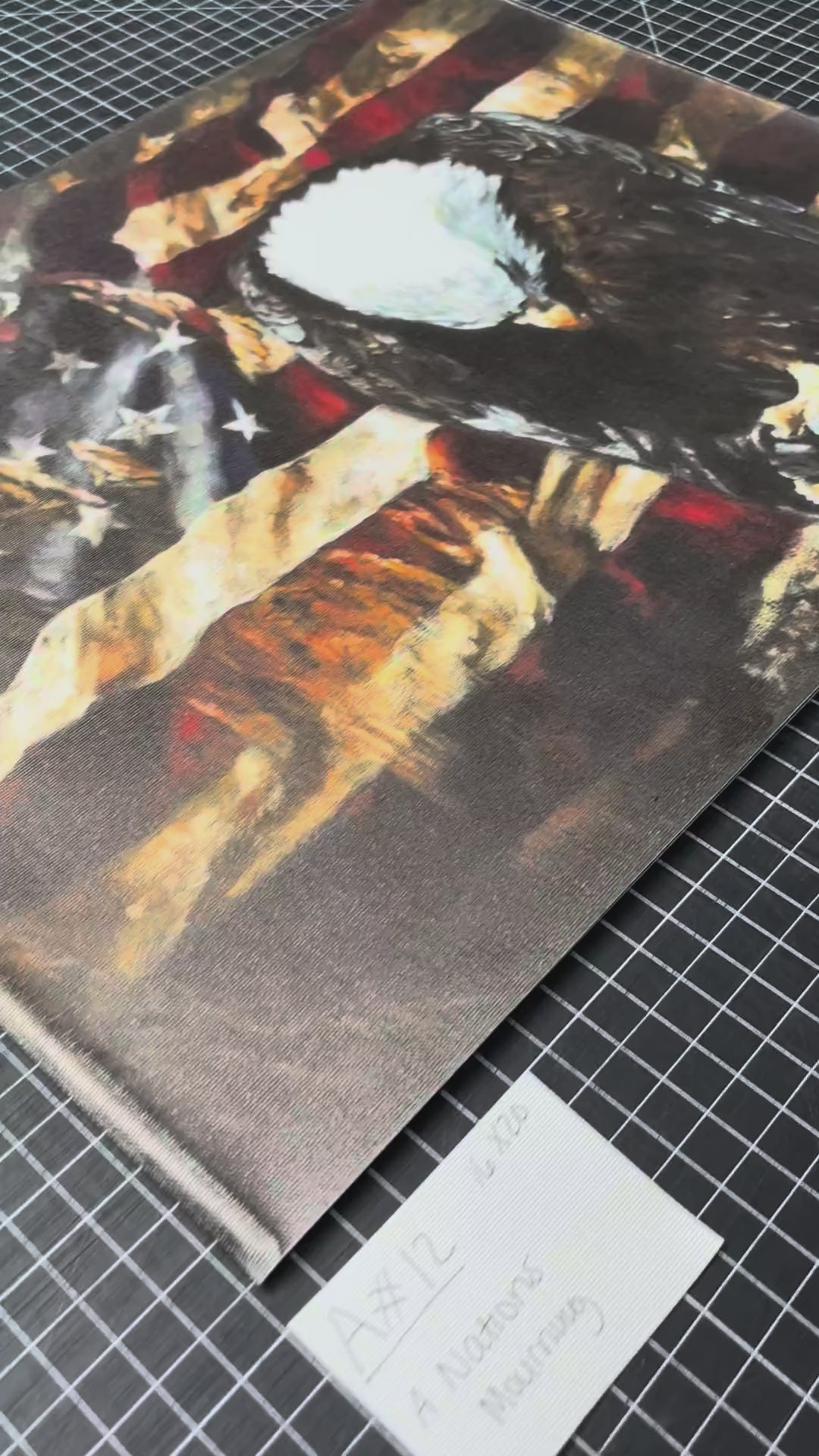 A#. 12 - A Nation's Mourning - 16"x20" Canvas Print Vanessa Horabuena