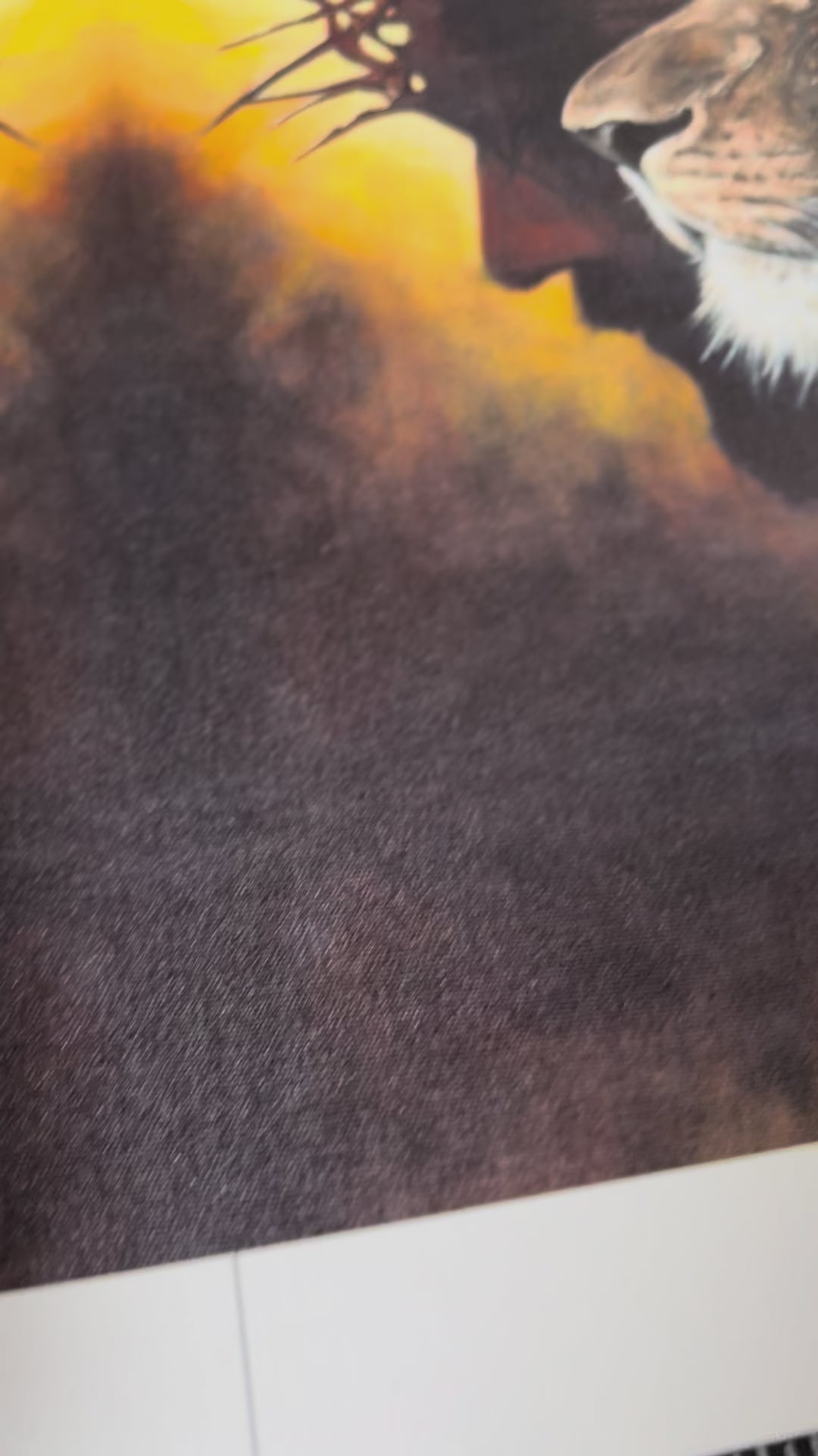 D#. 8 - The Lion of Judah - 11x14" Canvas Print Vanessa Horabuena